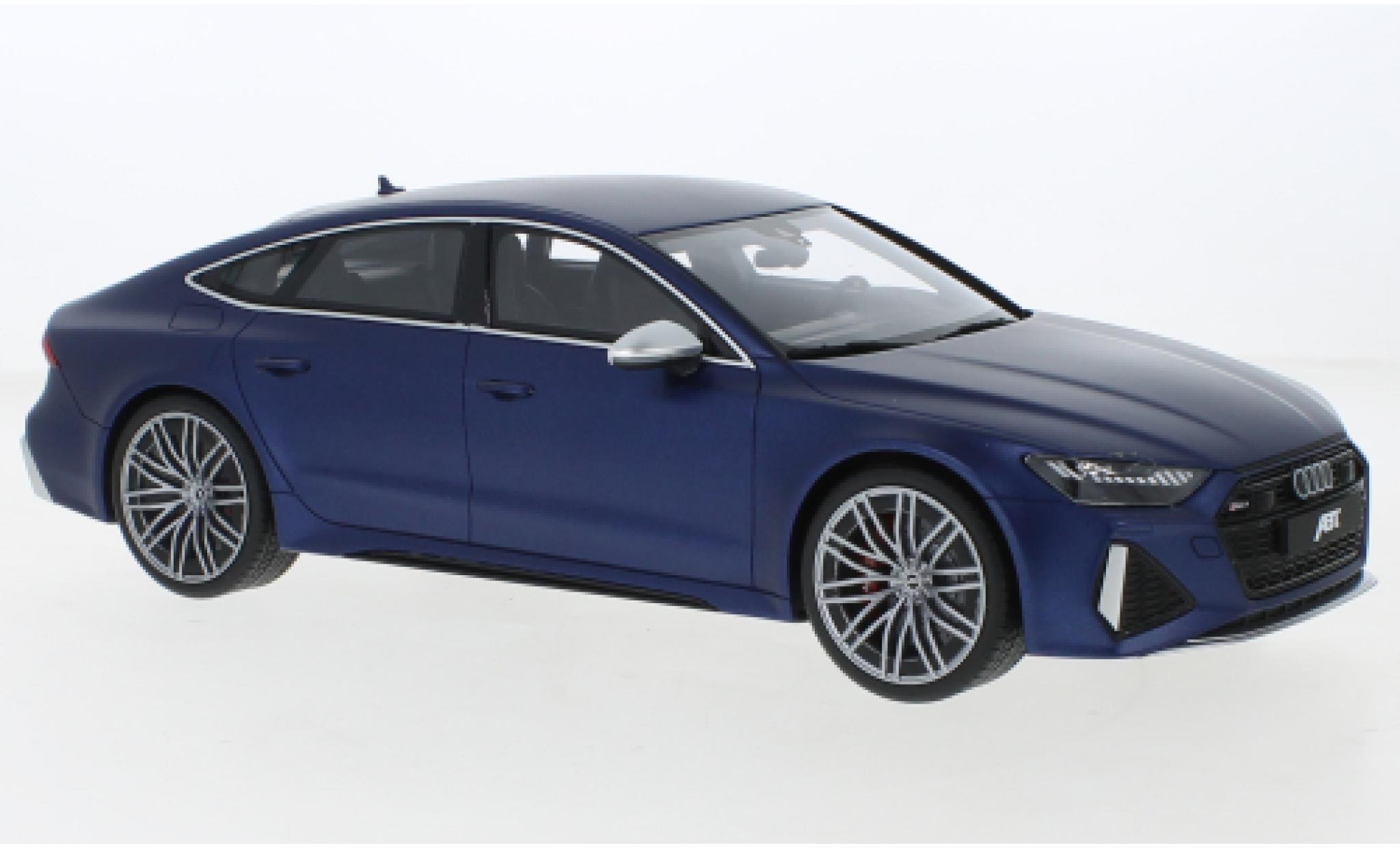 Audi RS7 1/18 GT Spirit Abt Sportline metallic blauw modelauto