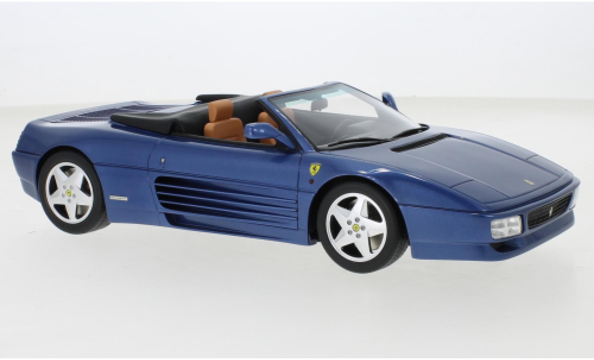 Ferrari 348 1/18 GT Spirit Spider metallic blauw 1994 modelauto