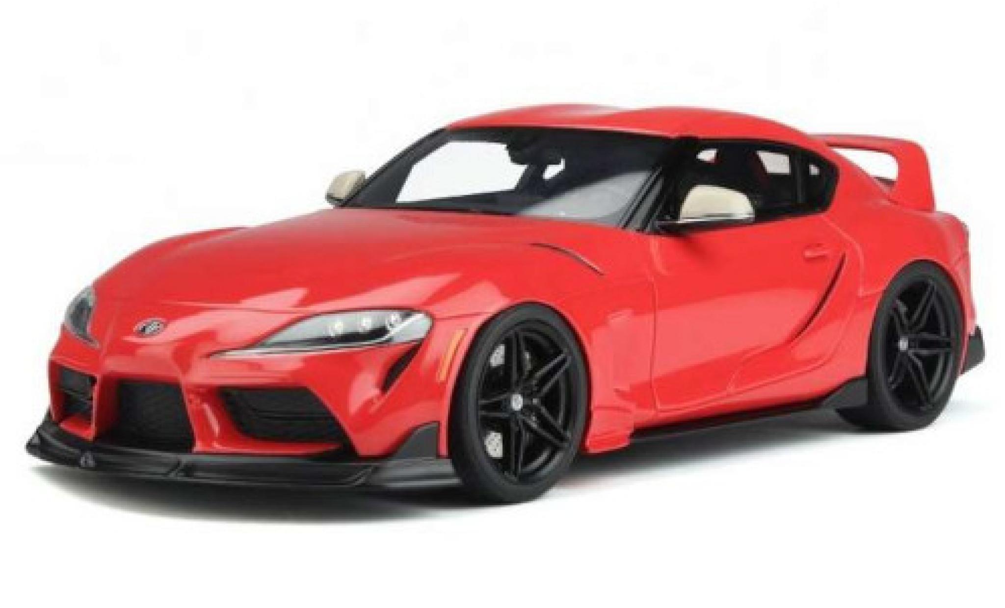 Toyota Supra 1/18 GT Spirit GR Heritage Ediiton rood 2019 modelauto