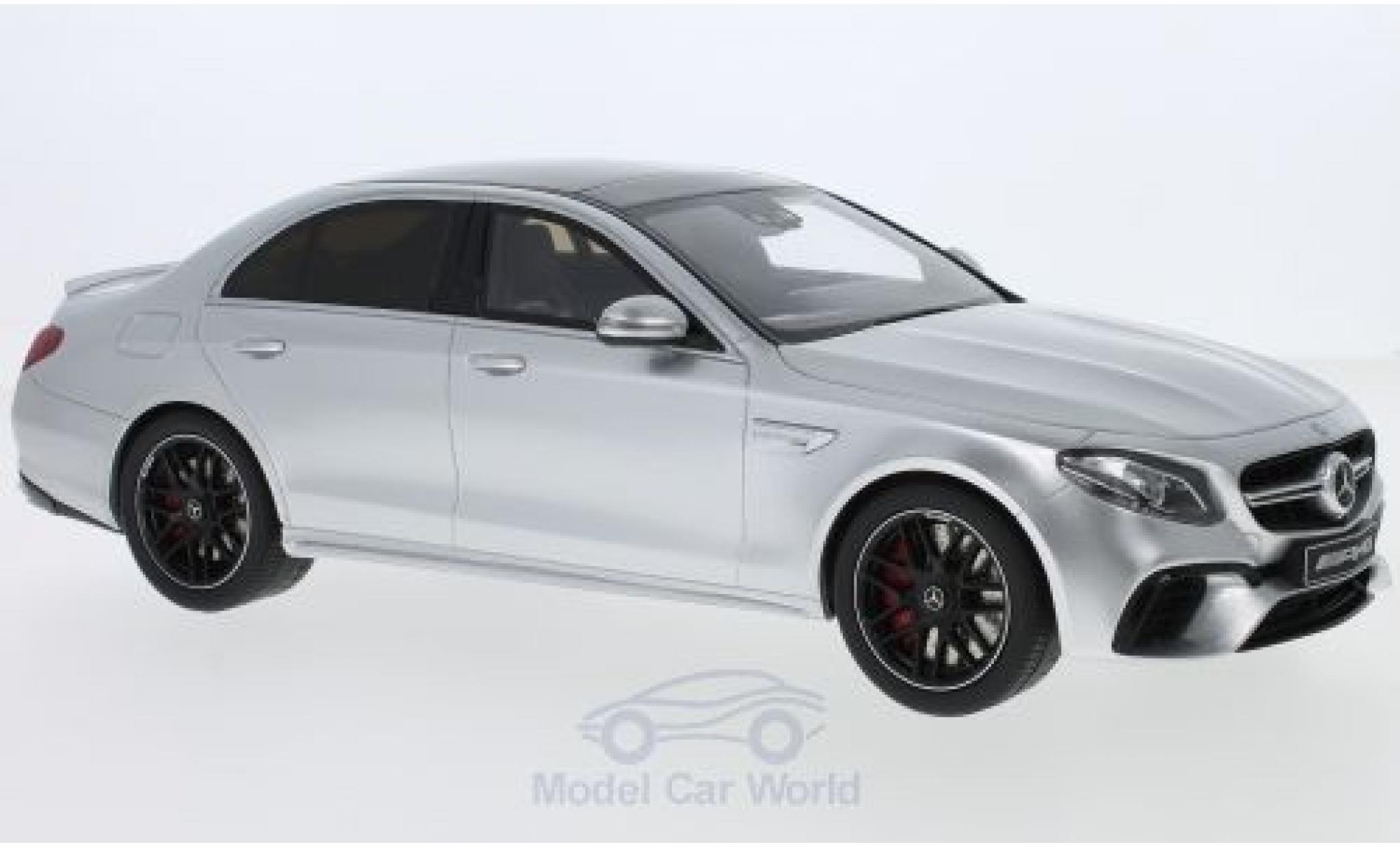 Mercedes Classe E 1/18 GT Spirit AMG E63 S grijs 2017 modelauto
