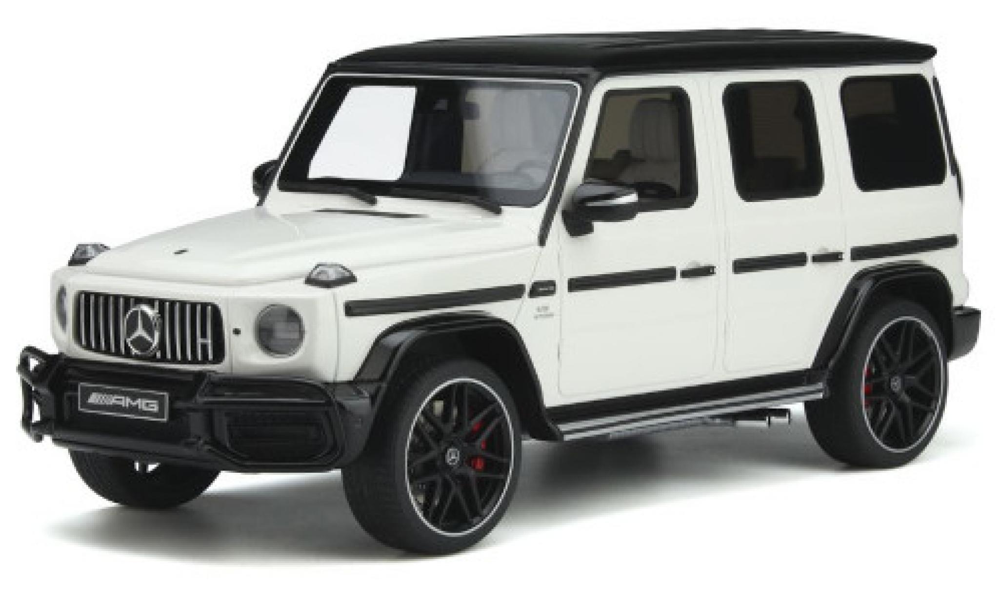 Mercedes Classe G 1/18 GT Spirit AMG G63 wit/zwart 2018 modelauto