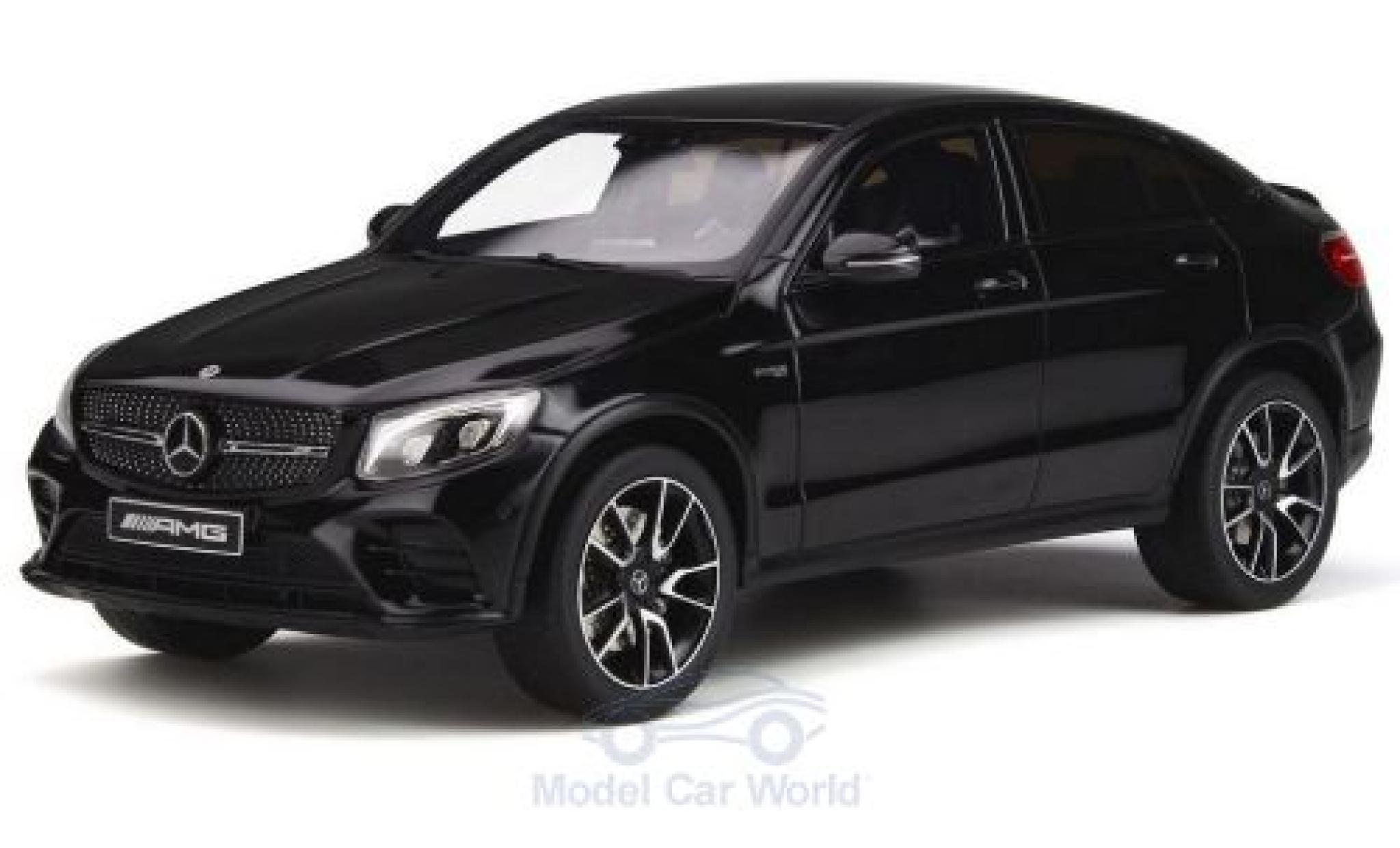 Mercedes Classe C 1/18 GT Spirit AMG GLC 43 Coupe zwart 2019 modelauto