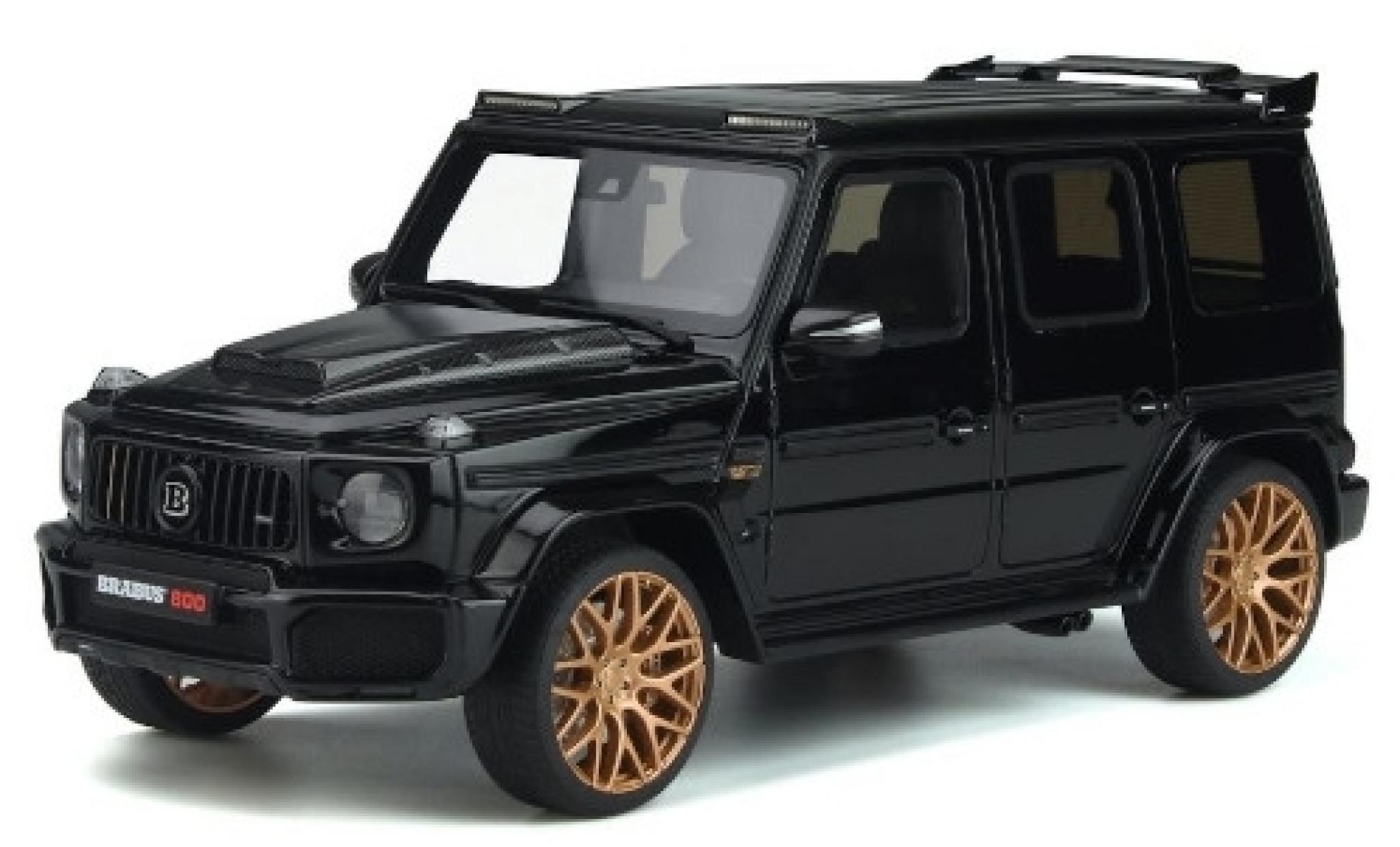 Mercedes Classe G 1/18 GT Spirit Brabus 800 Black & Gold Edition zwart 2020 Basis: AMG G63 modelauto
