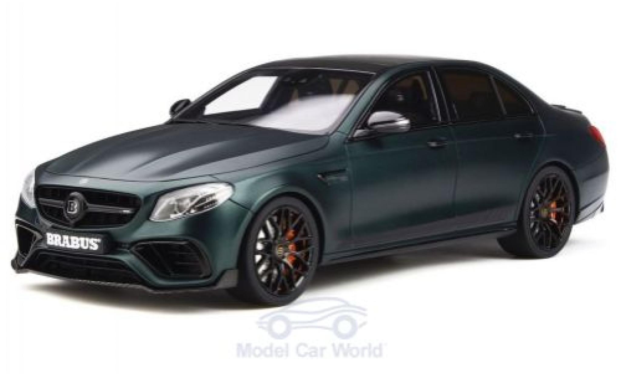 Mercedes Classe E 1/18 GT Spirit Brabus 800 matt-groen 2019 Basis E 63 modelauto