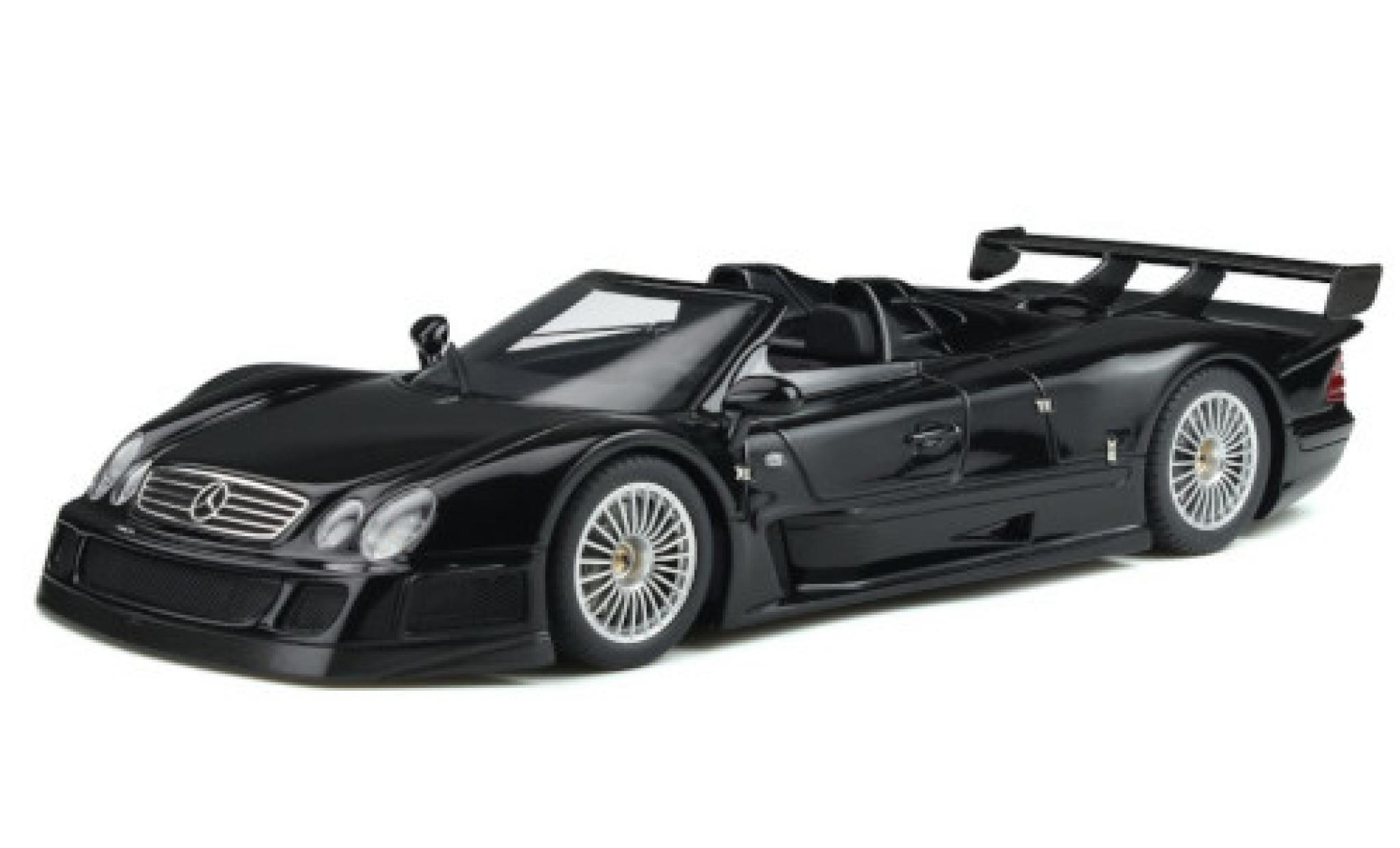 Mercedes CLK 1/18 GT Spirit GTR Roadster zwart 1998 modelauto