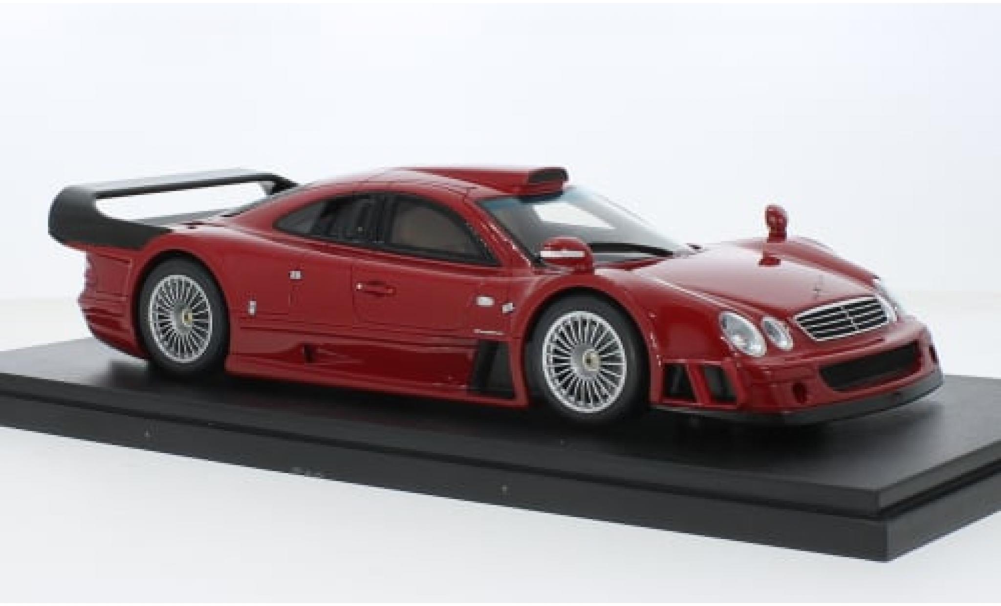 Mercedes CLK 1/18 GT Spirit -GTR rood 1998 1:18 modelauto