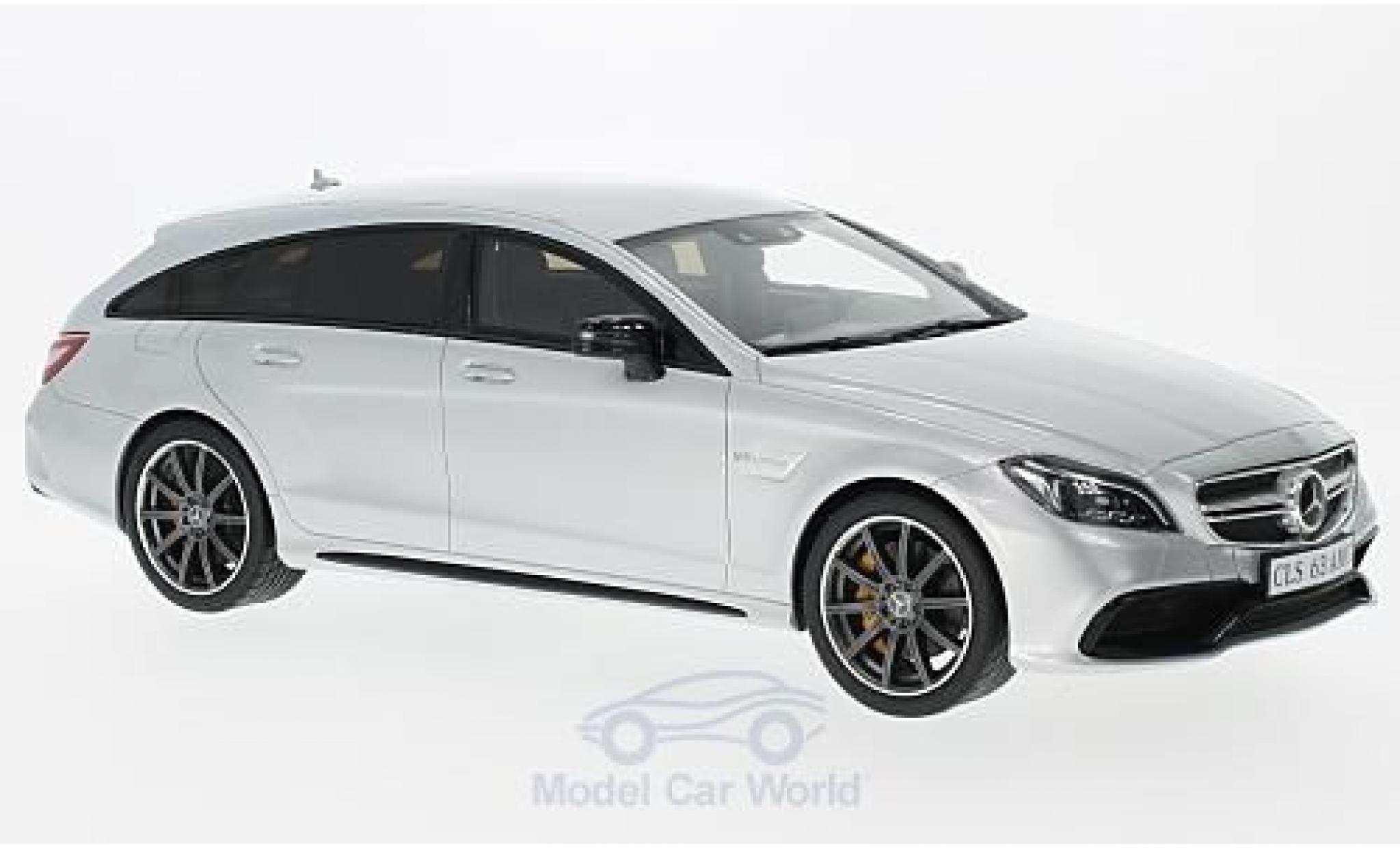 Mercedes CLS 1/18 GT Spirit 63 AMG Shooting Brake grijs 2014 modelauto