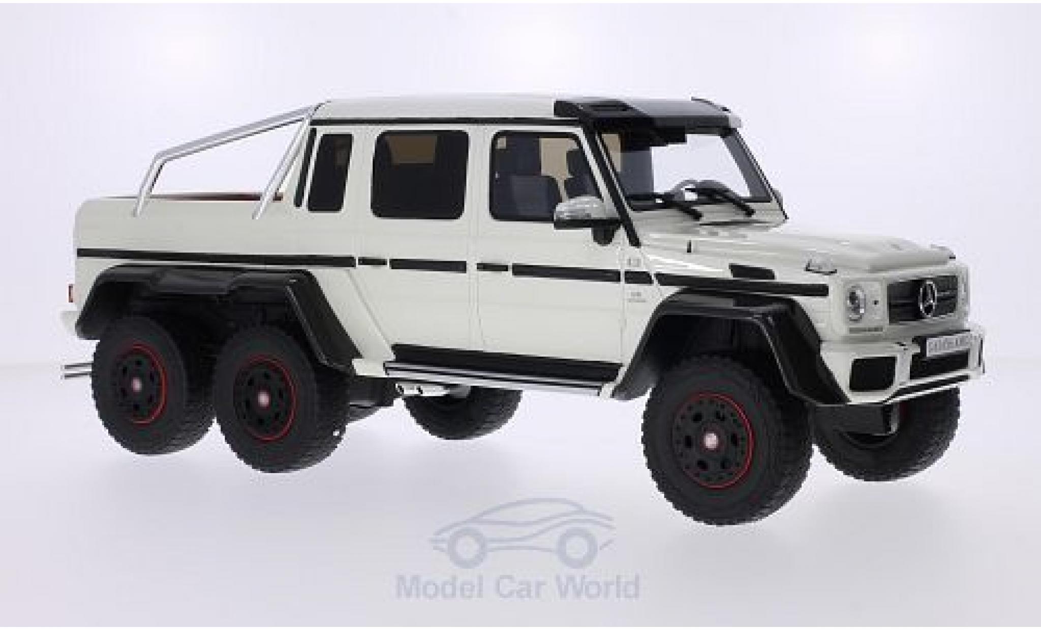 Mercedes Classe G 1/18 GT Spirit G63 AMG 6x6 metallic wit 2014 modelauto