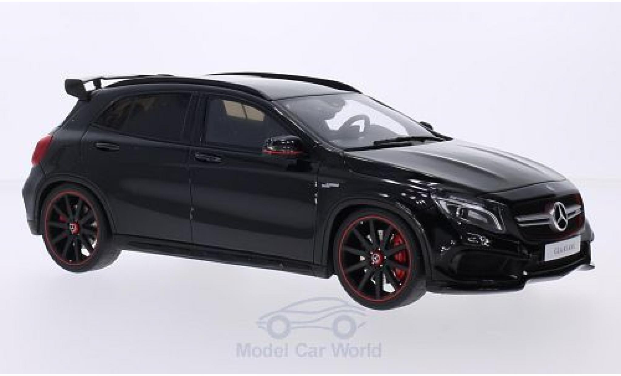 Mercedes Classe GLA 1/18 GT Spirit GLA 45 AMG (X156) metallic zwart modelauto