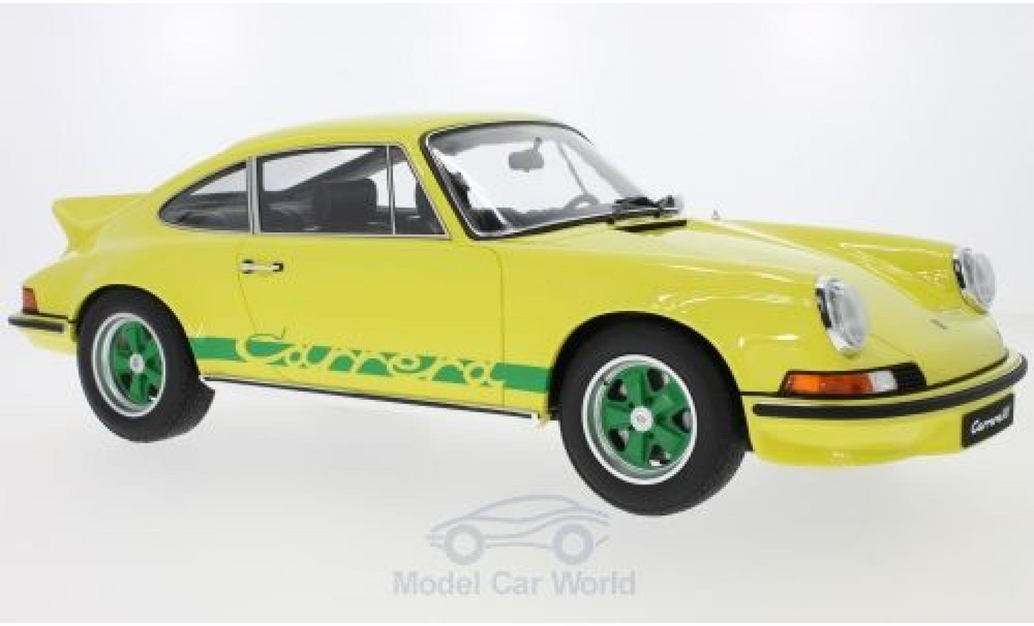Porsche 911 SC 1/12 GT Spirit 2.7 RS Touring geel modelauto