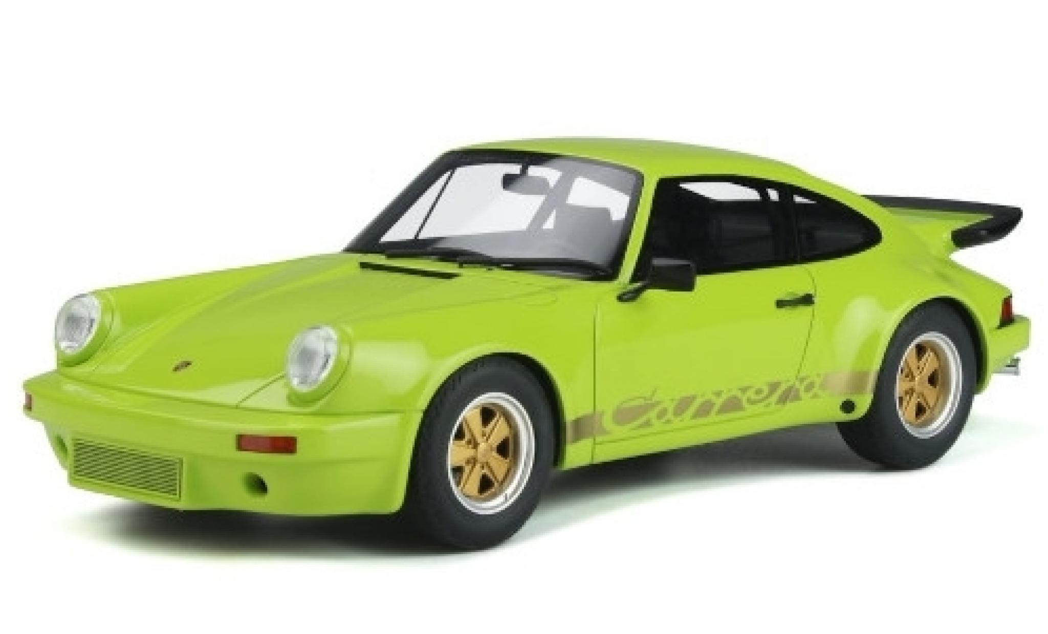 Porsche 930 1/18 GT Spirit 911 3.0 RS groen/Dekor 1974 modelauto
