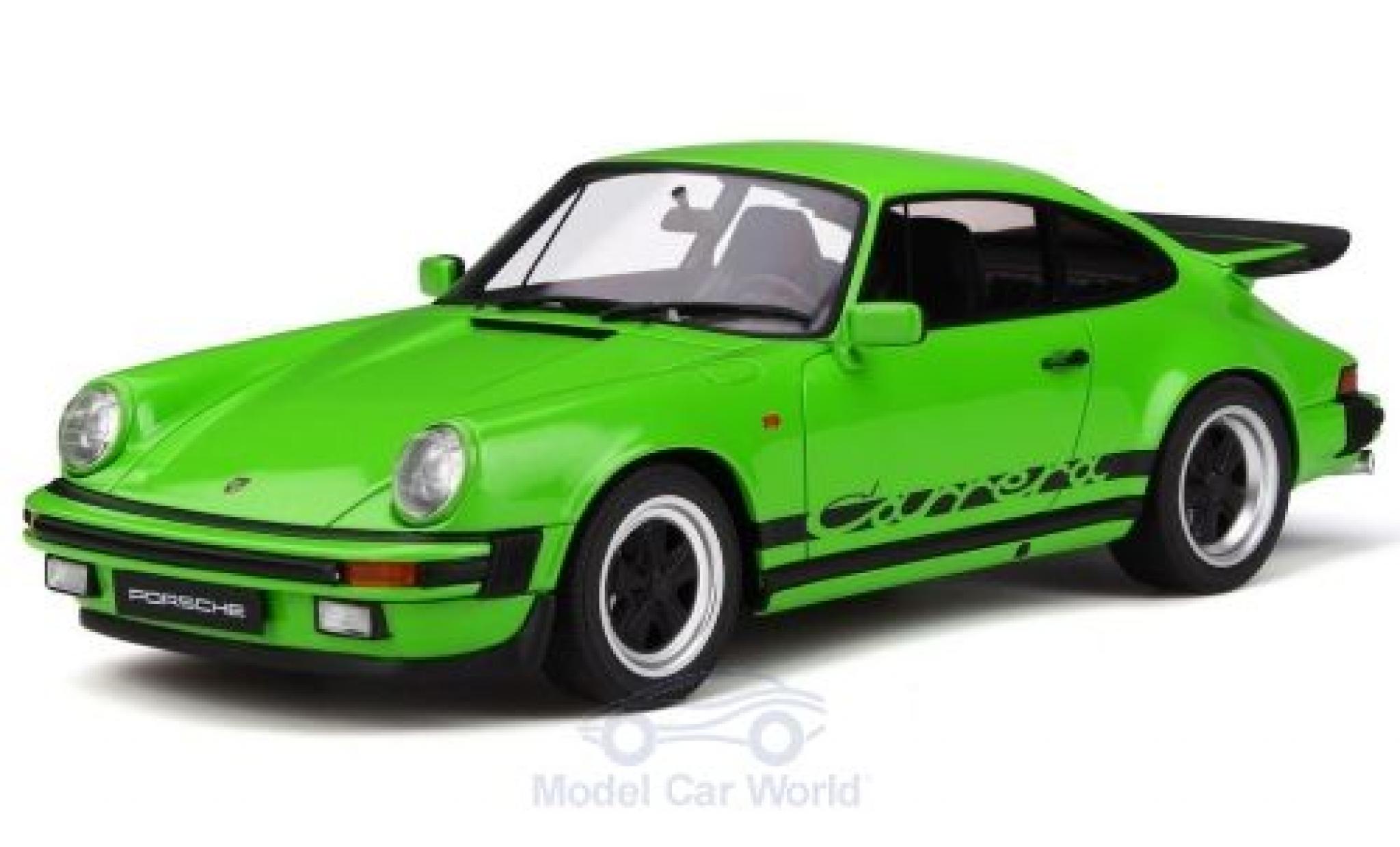 Porsche 911 1/18 GT Spirit 3.2 Carrera groen modelauto