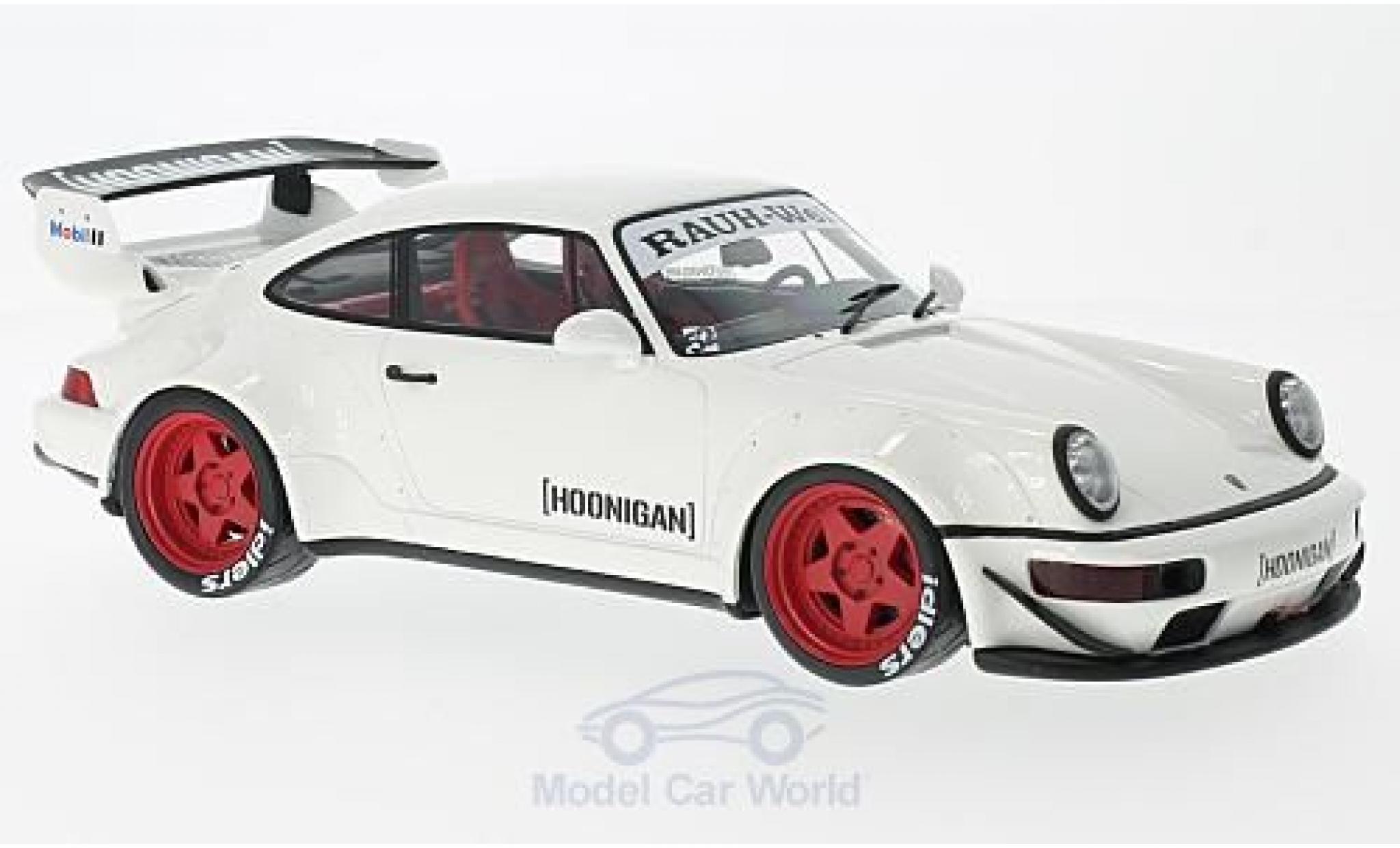 Porsche 964 RWB 1/18 GT Spirit 911 () RWB wit ohne Vitrine modelauto