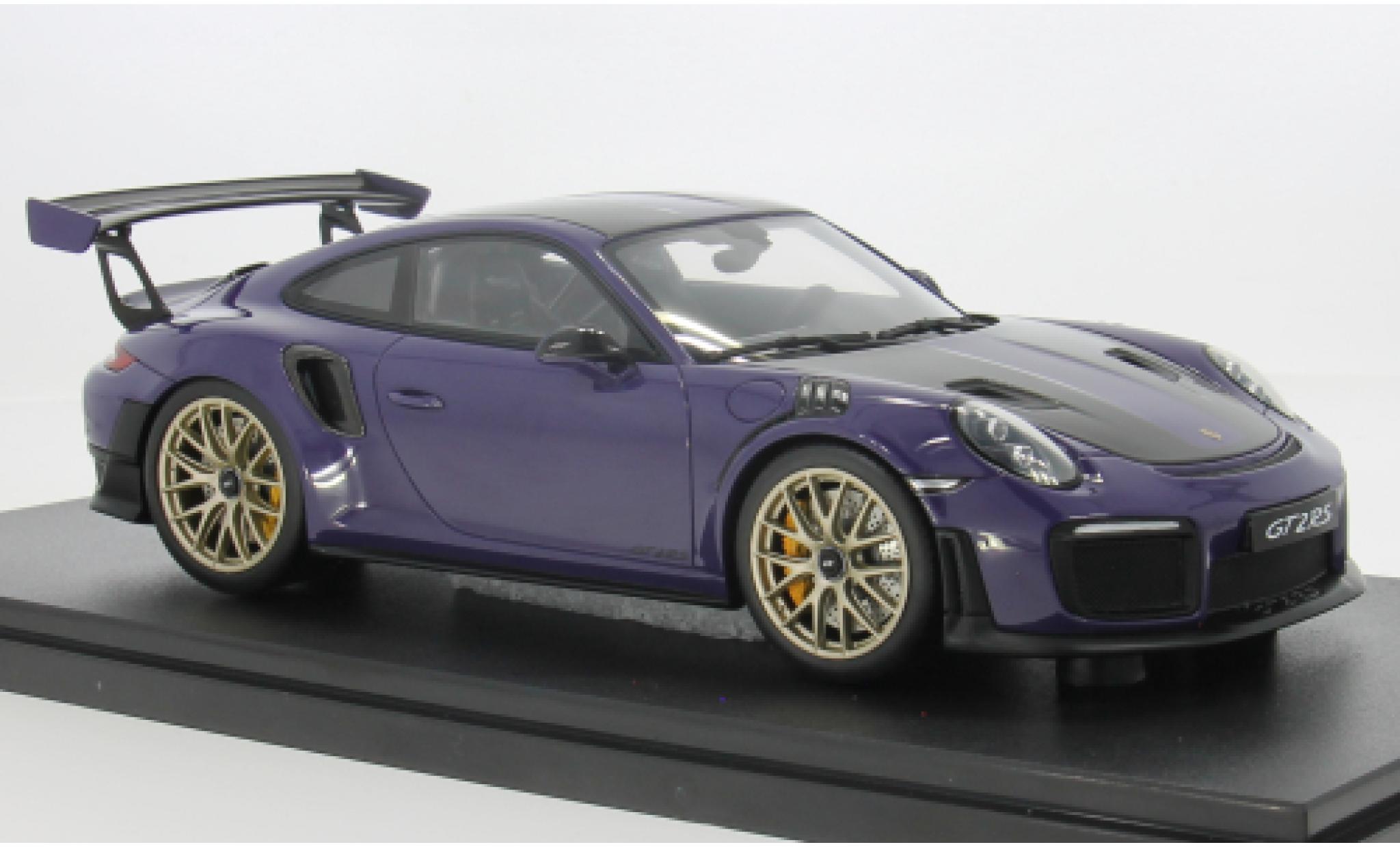 Porsche 991 GT2 RS 1/18 GT Spirit 911 (.2) paars 2021 1:18 modelauto