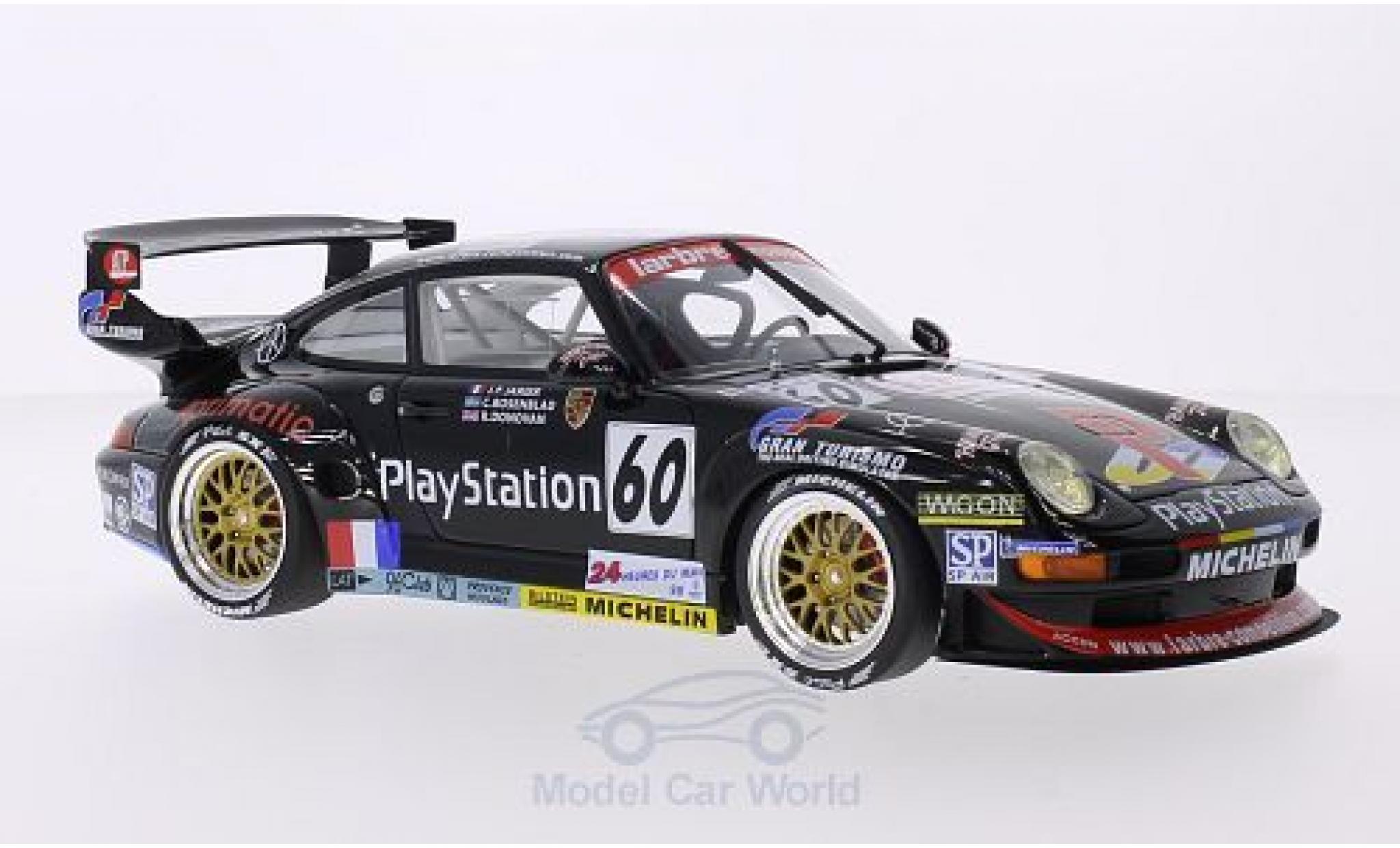 Porsche 996 GT2 1/18 GT Spirit 911 (993) GT2 LM No.60 Larbre Competition Playstation 24h Le Mans 1998 J-P.Jarier/C.Rozenblad/R.Donovan modelauto