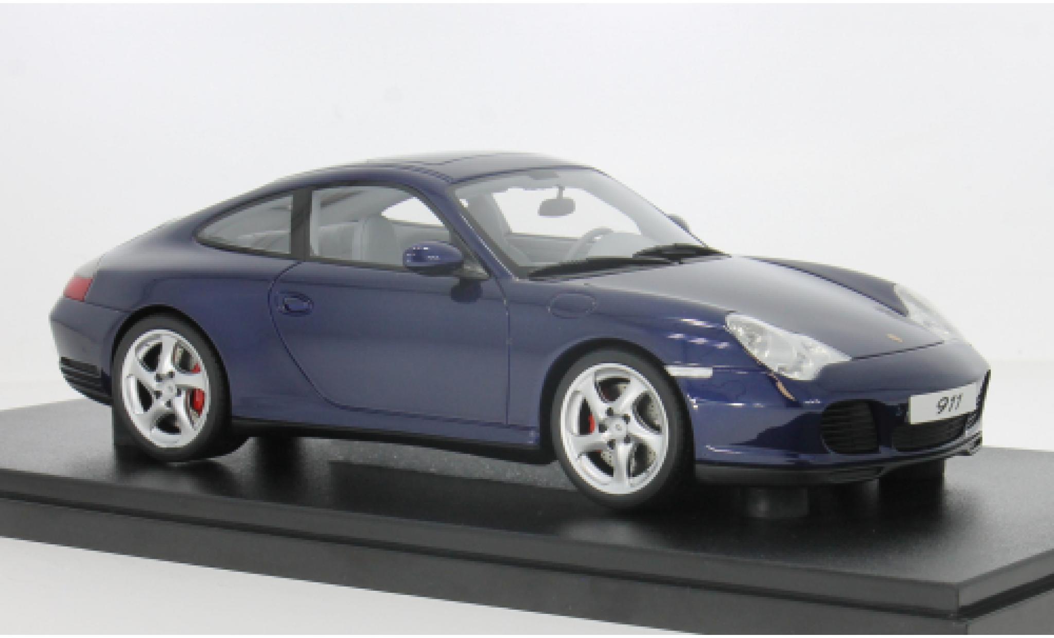 Porsche 996 4S 1/18 GT Spirit 911 (.2) Carrera blauw 2023 1:18 modelauto