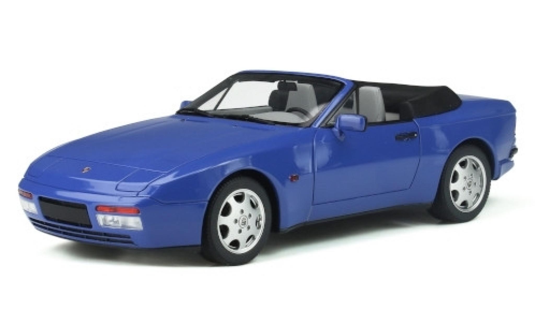Porsche 944 1/18 GT Spirit Turbo Carbriolet S2 blauw 1989 modelauto