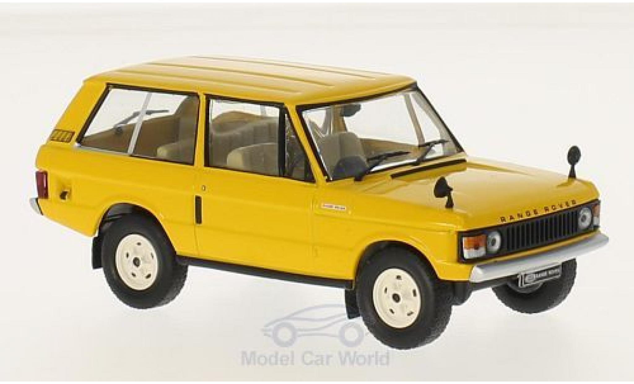 Land Rover Range Rover 1/18 GTI Collection 3.5 geel RHD 1970 modelauto