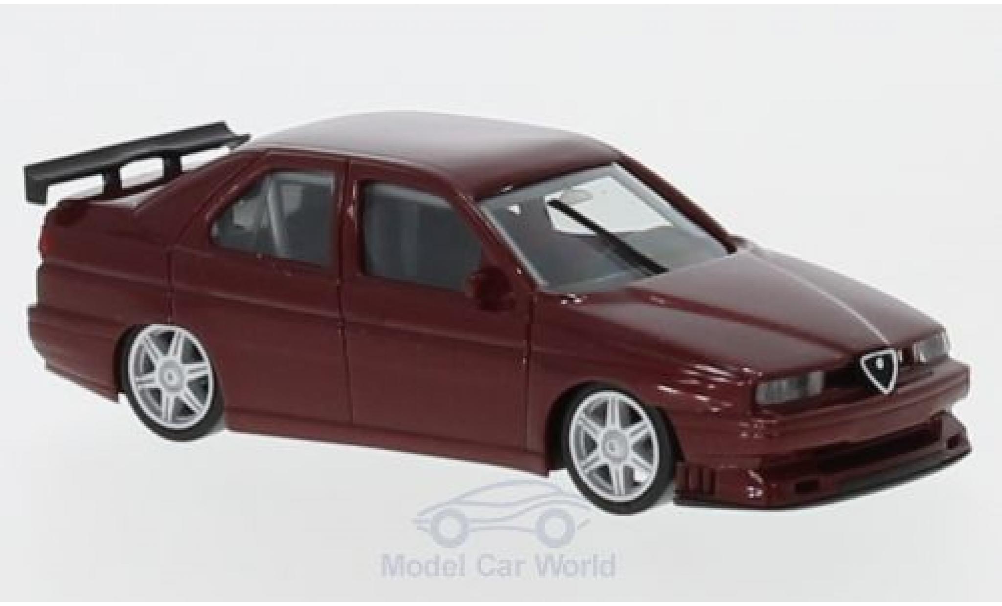 Alfa Romeo 155 1/87 Herpa Sport metallic rood modelauto
