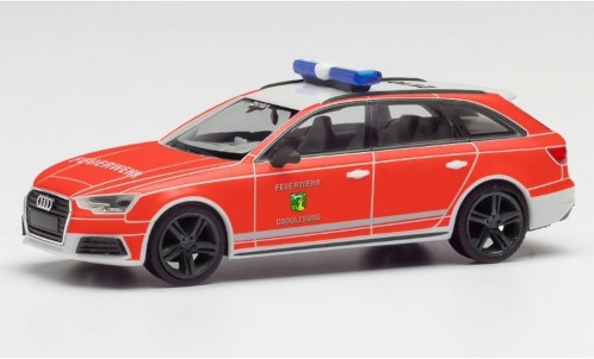 Audi A4 1/87 Herpa Avant Brandweer Cadolzburg modelauto