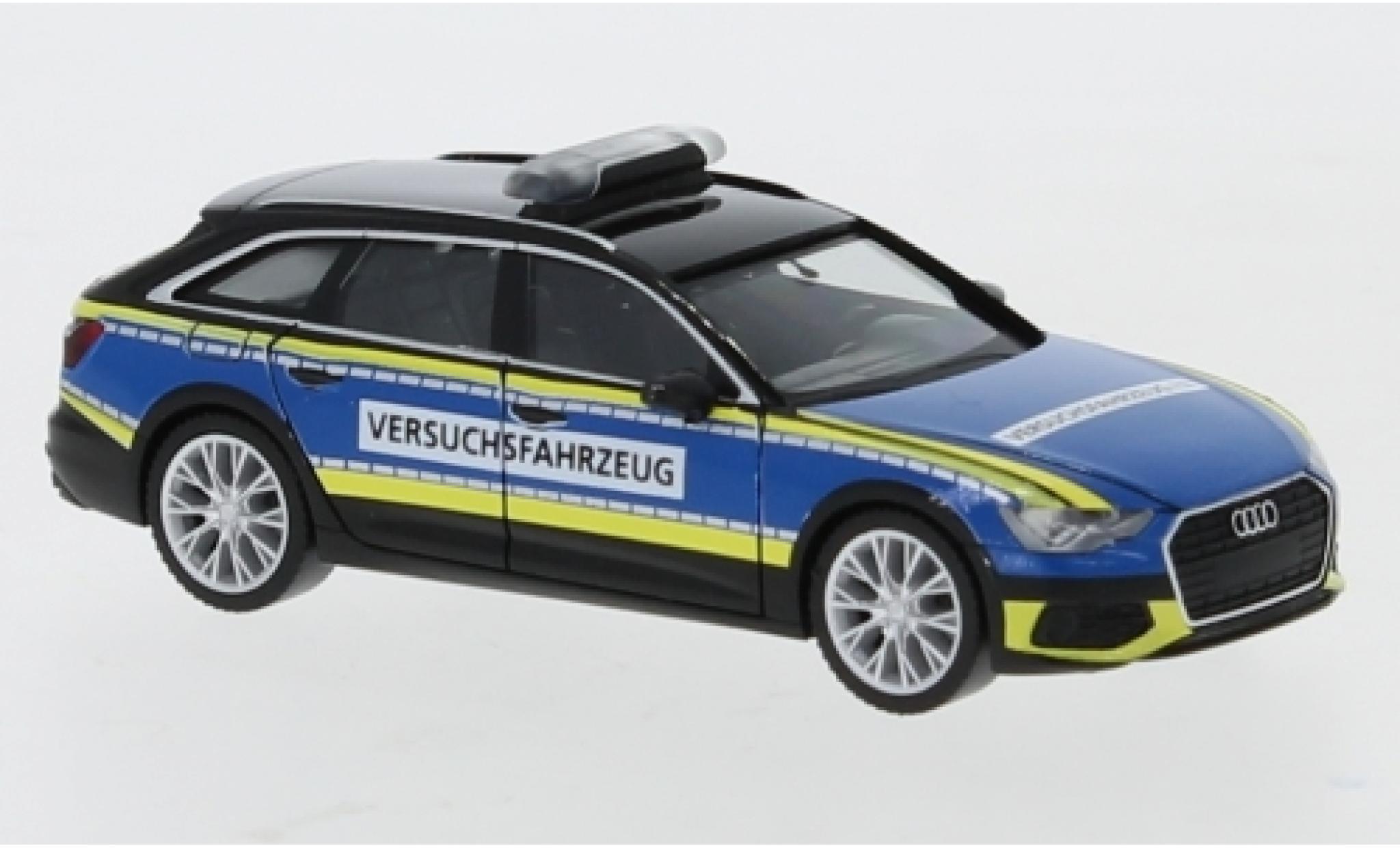 Audi A6 1/87 Herpa Avant Politie Versuchsfahrzeug modelauto