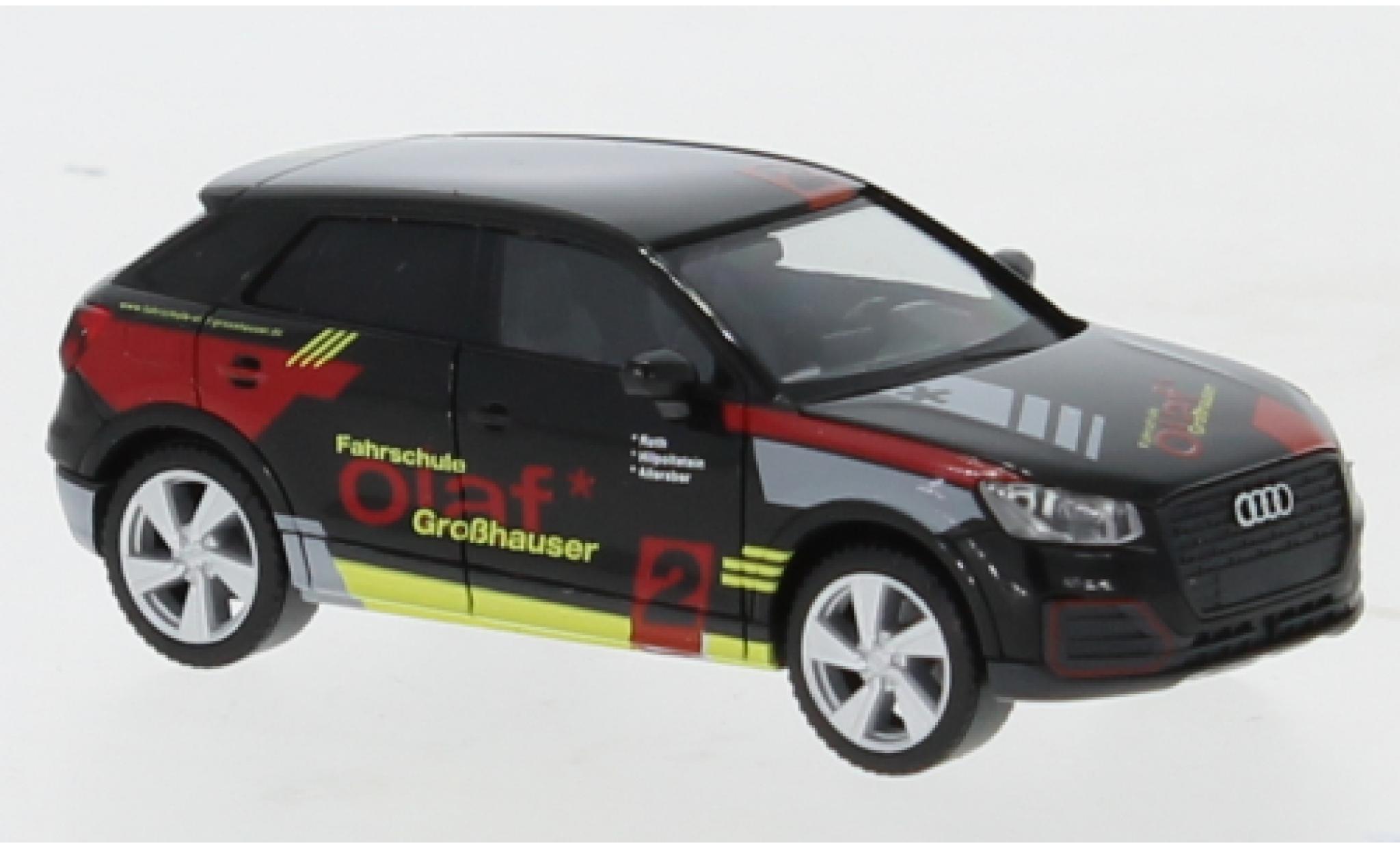 Audi Q2 1/87 Herpa Fahrschule Olaf Gro&szlig;hauser modelauto