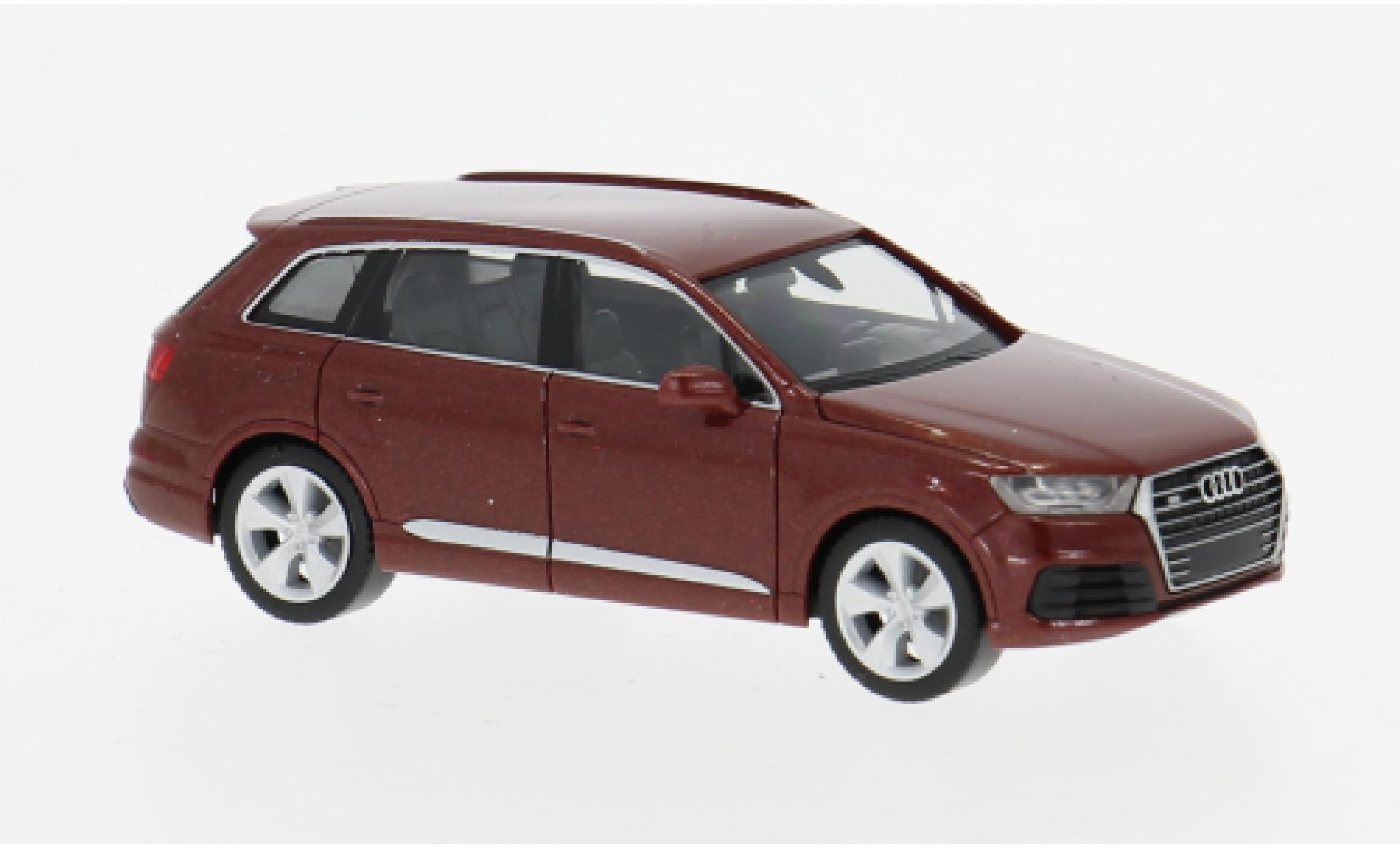 Audi Q7 1/87 Herpa rood 1:87 modelauto