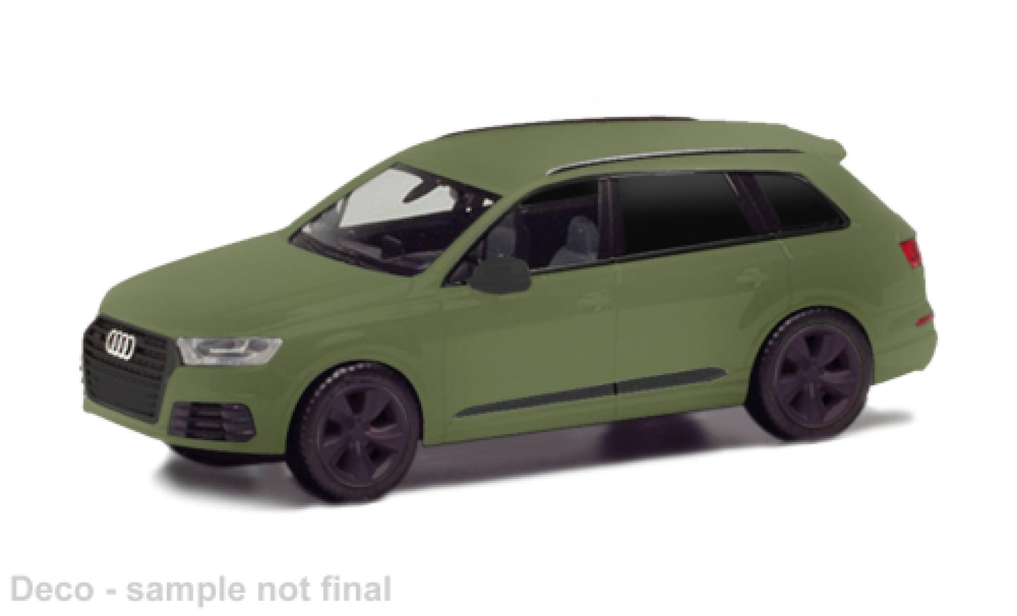 Audi Q7 1/87 Herpa oliv 1:87 modelauto