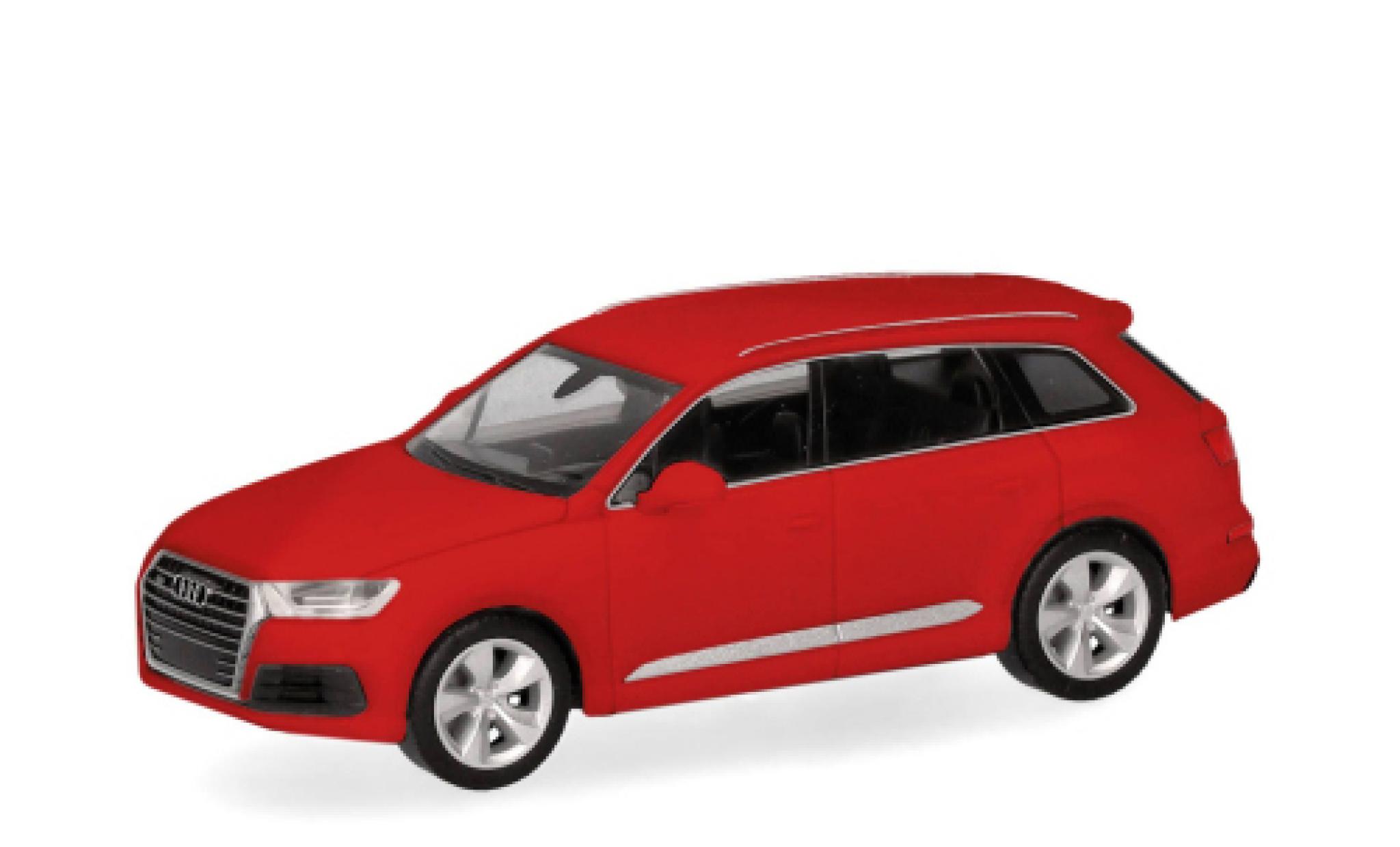 Audi Q7 1/87 Herpa rood 1:87 modelauto