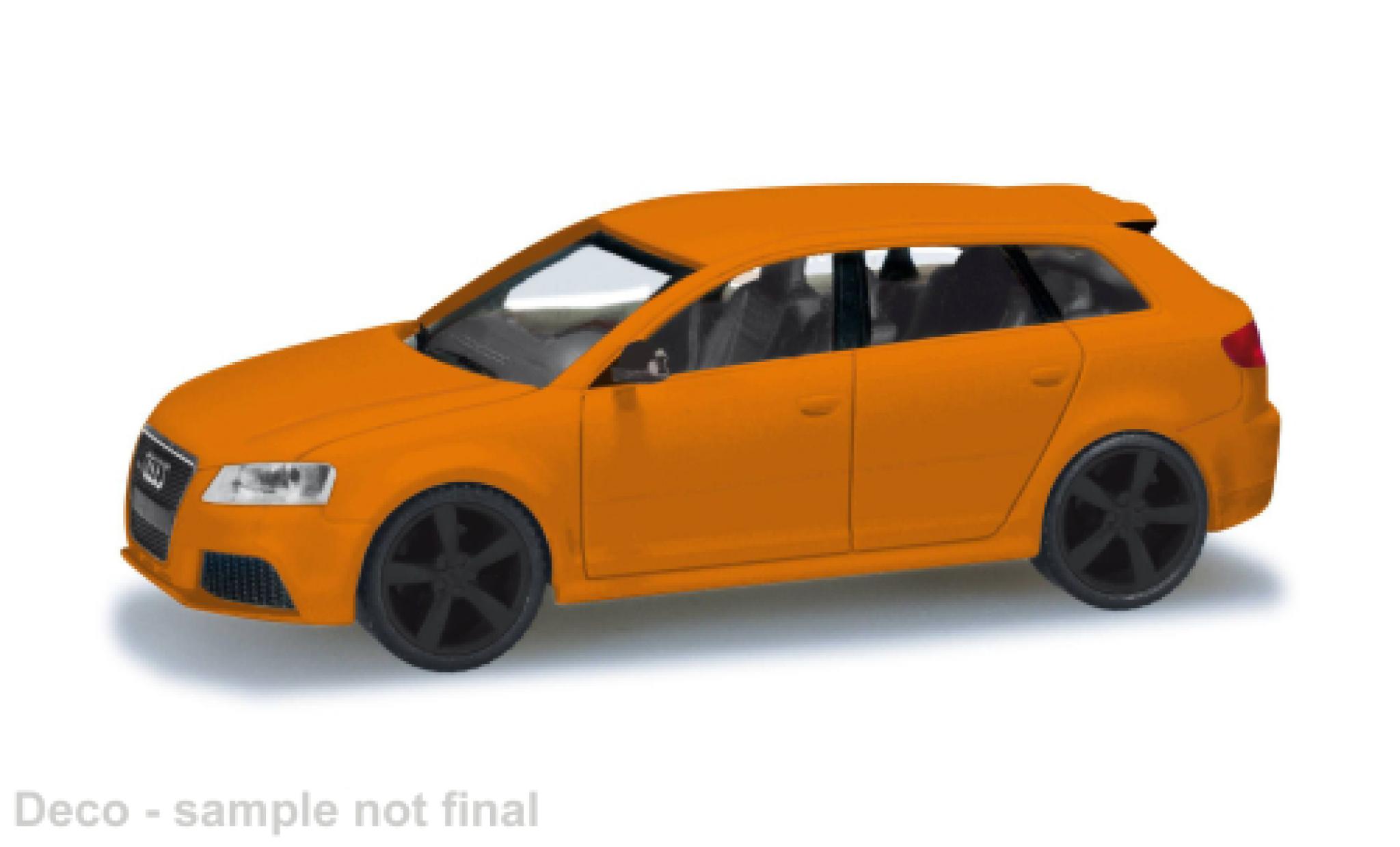 Audi RS3 1/87 Herpa Sportback oranje 2011 1:87 modelauto