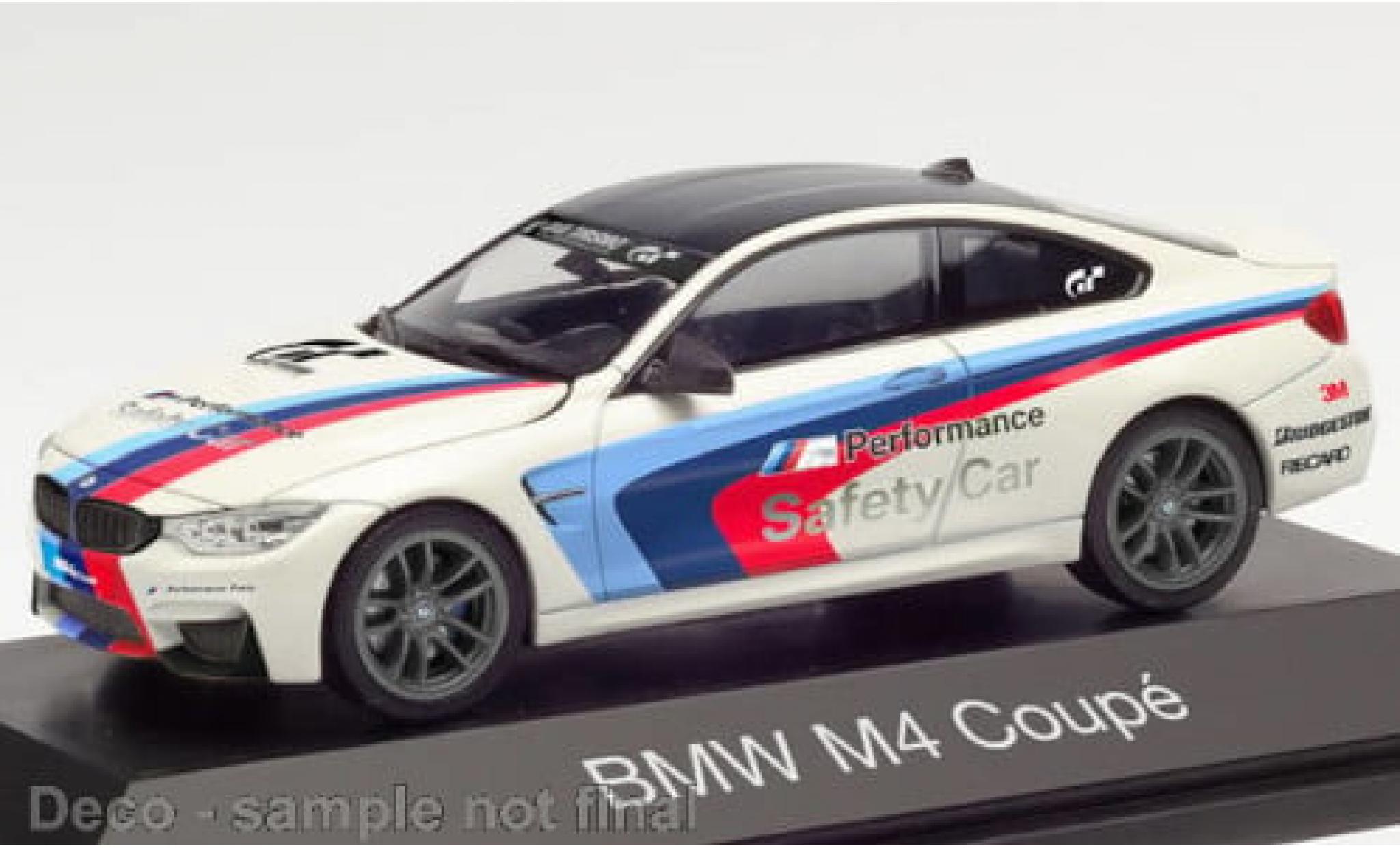 Bmw M4 1/43 Herpa wit Safety Car 1:43 modelauto