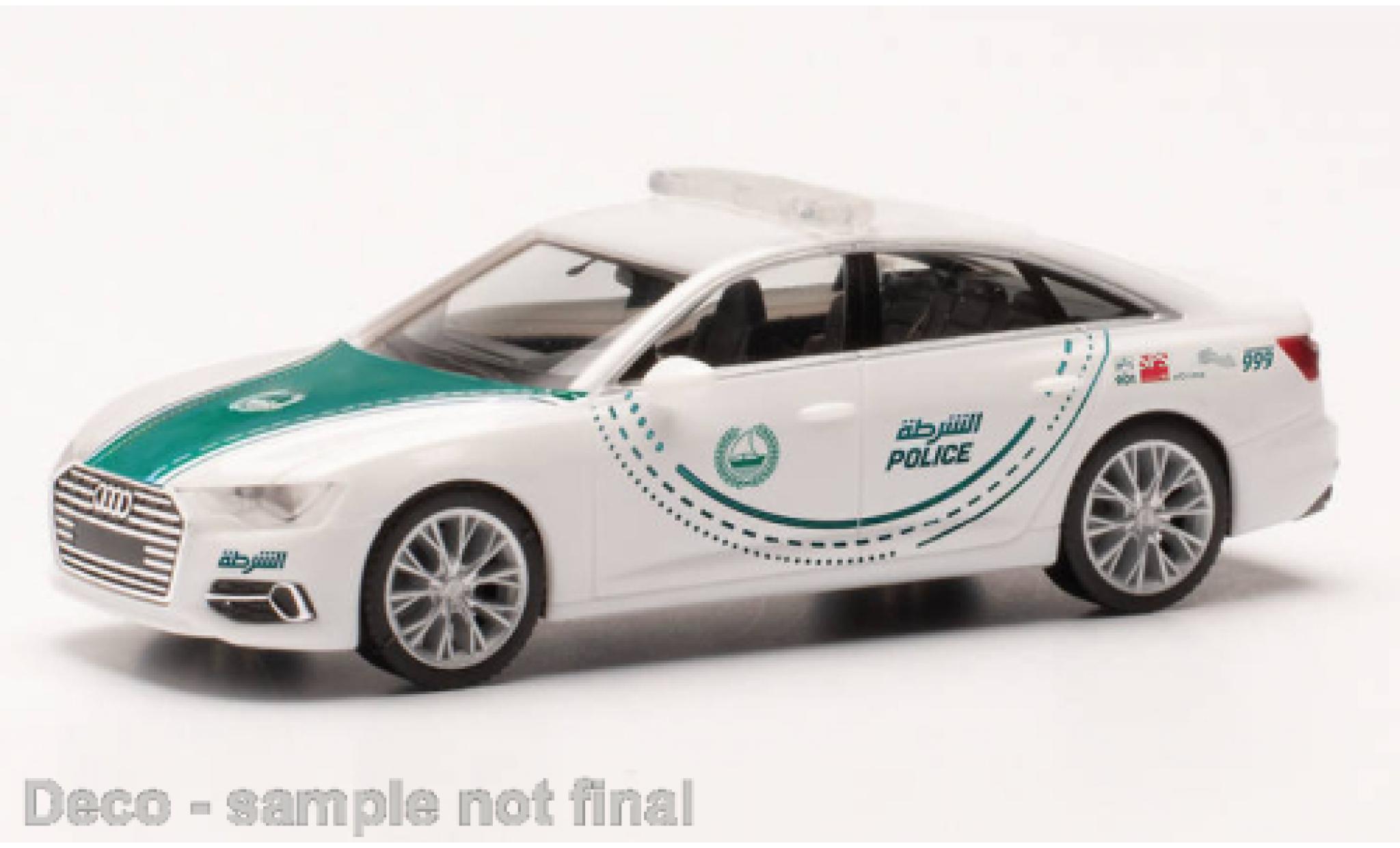 Audi A6 1/87 Herpa Dubai Politie modelauto