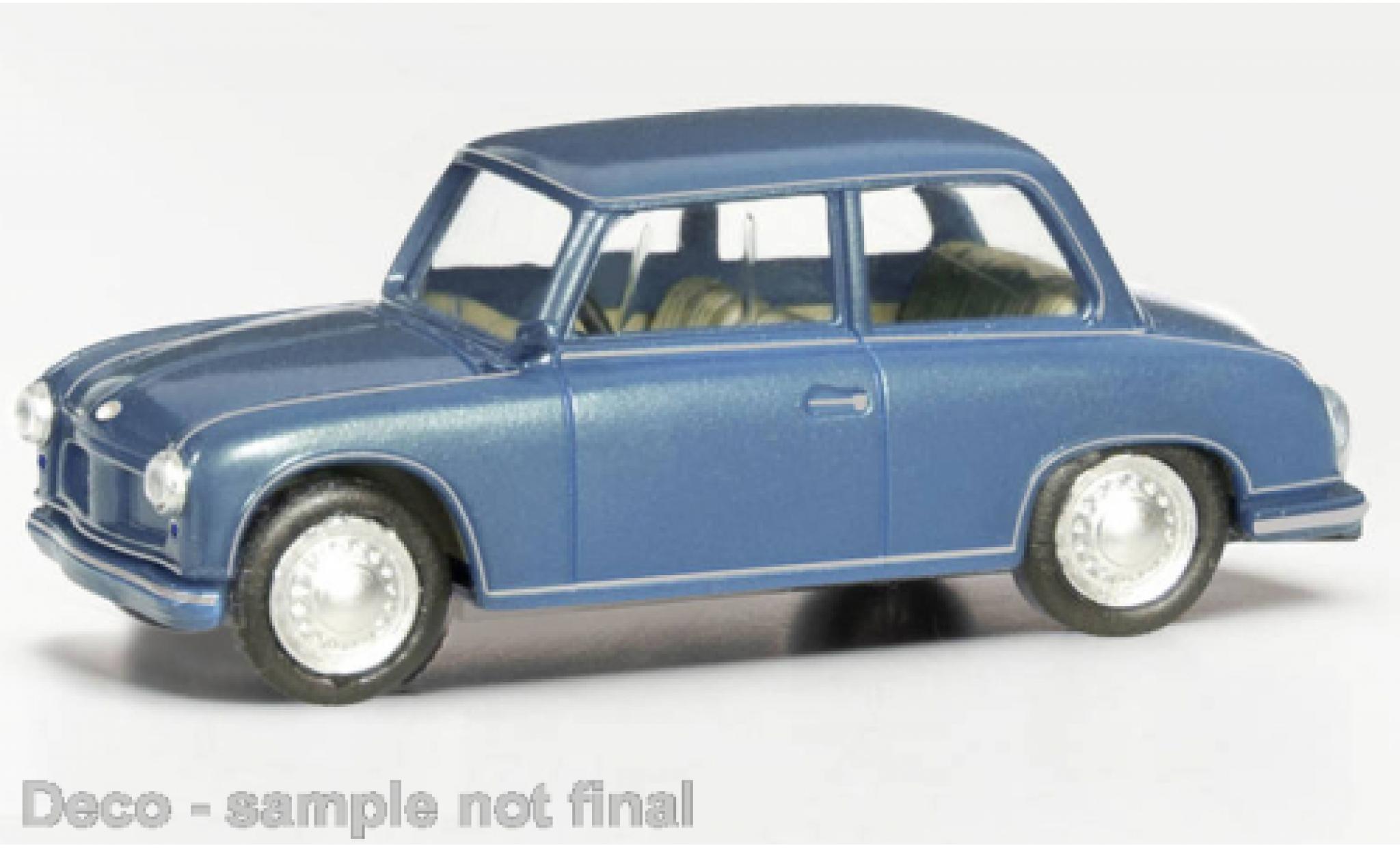 AWZ P70 1/87 Herpa blauw modelauto