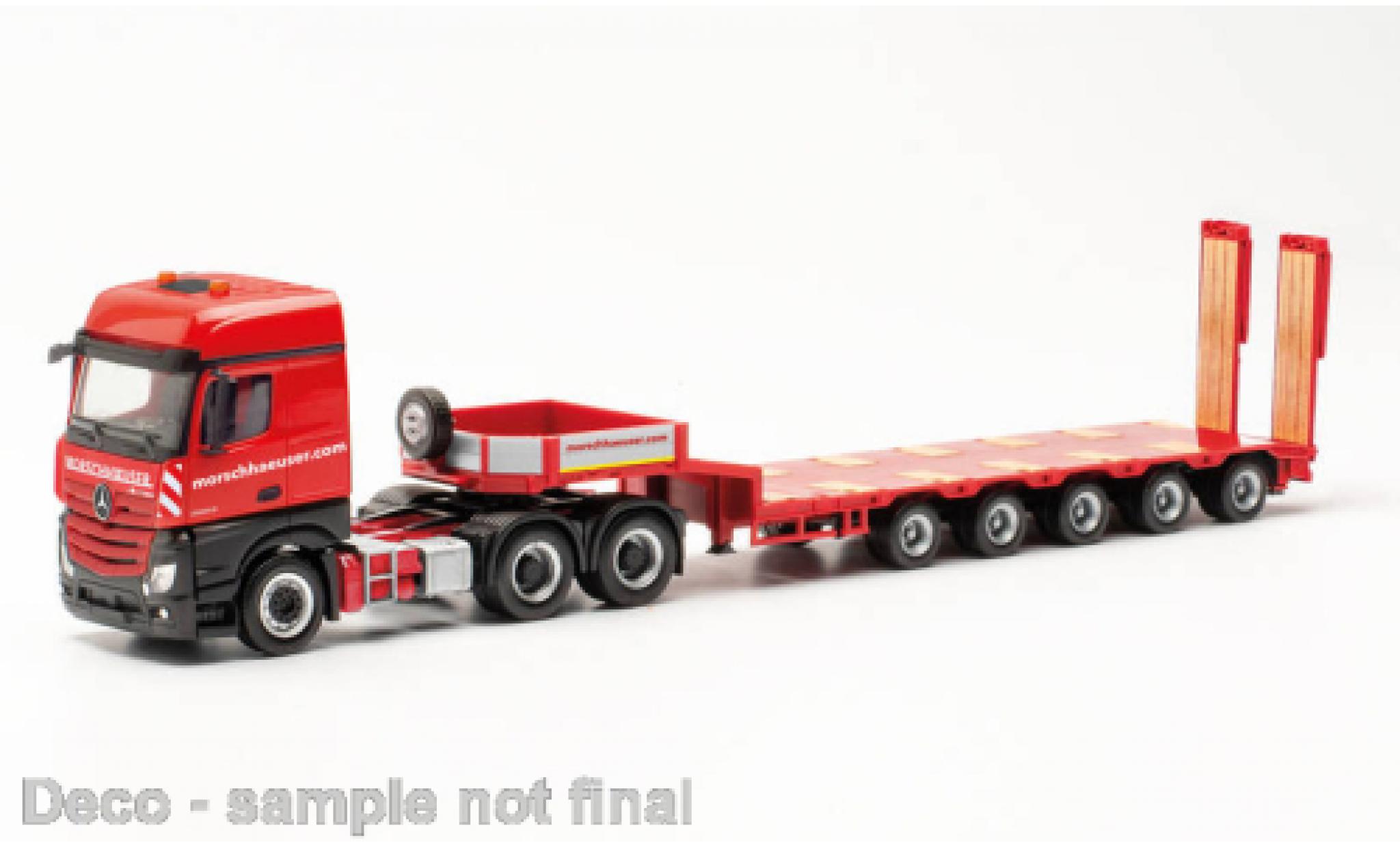 Mercedes Actros 1/87 Herpa Bigspace 6x4 Morschh&auml;user modelauto