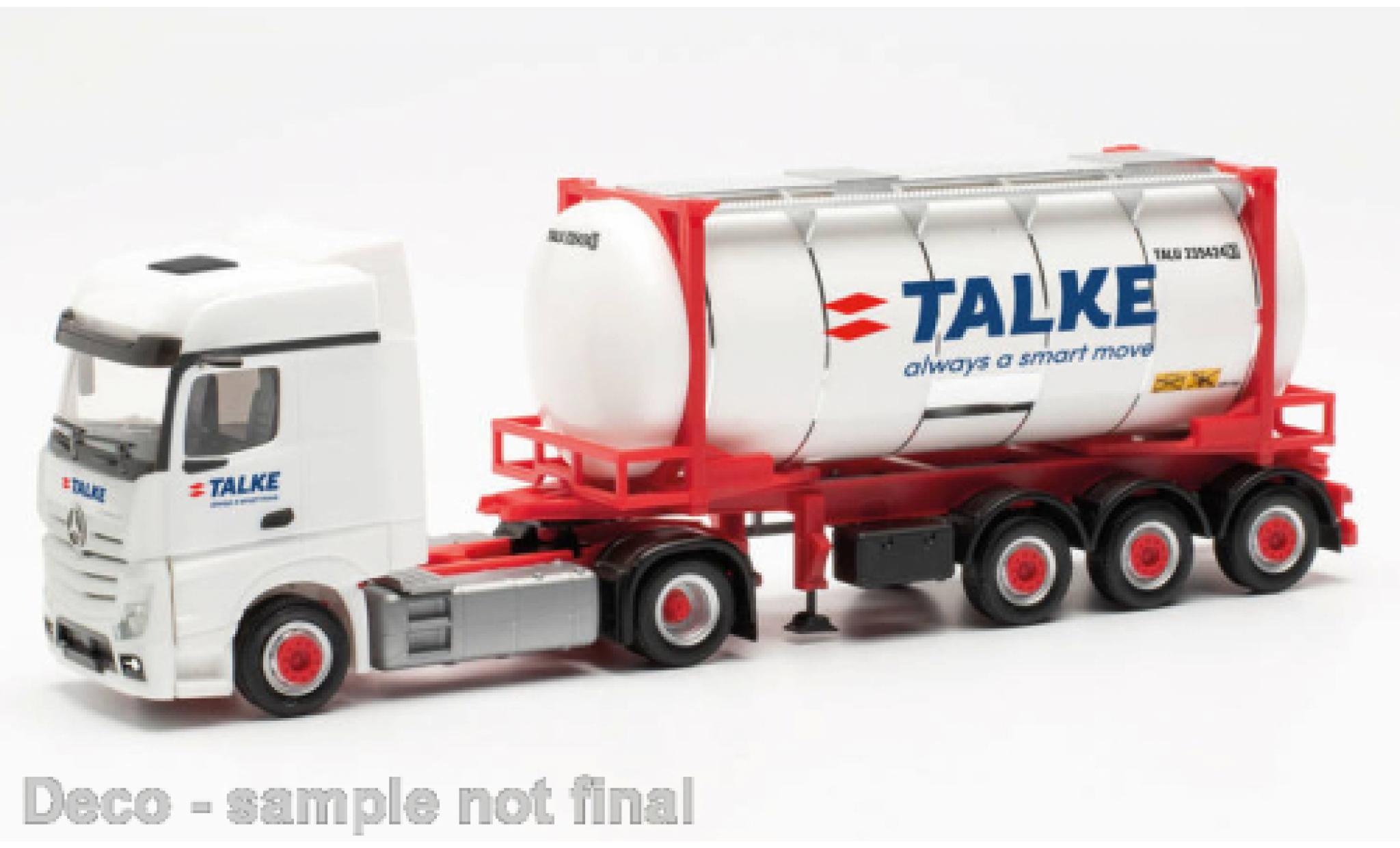 Mercedes Actros 1/87 Herpa Bigspace Talke 2018 modelauto