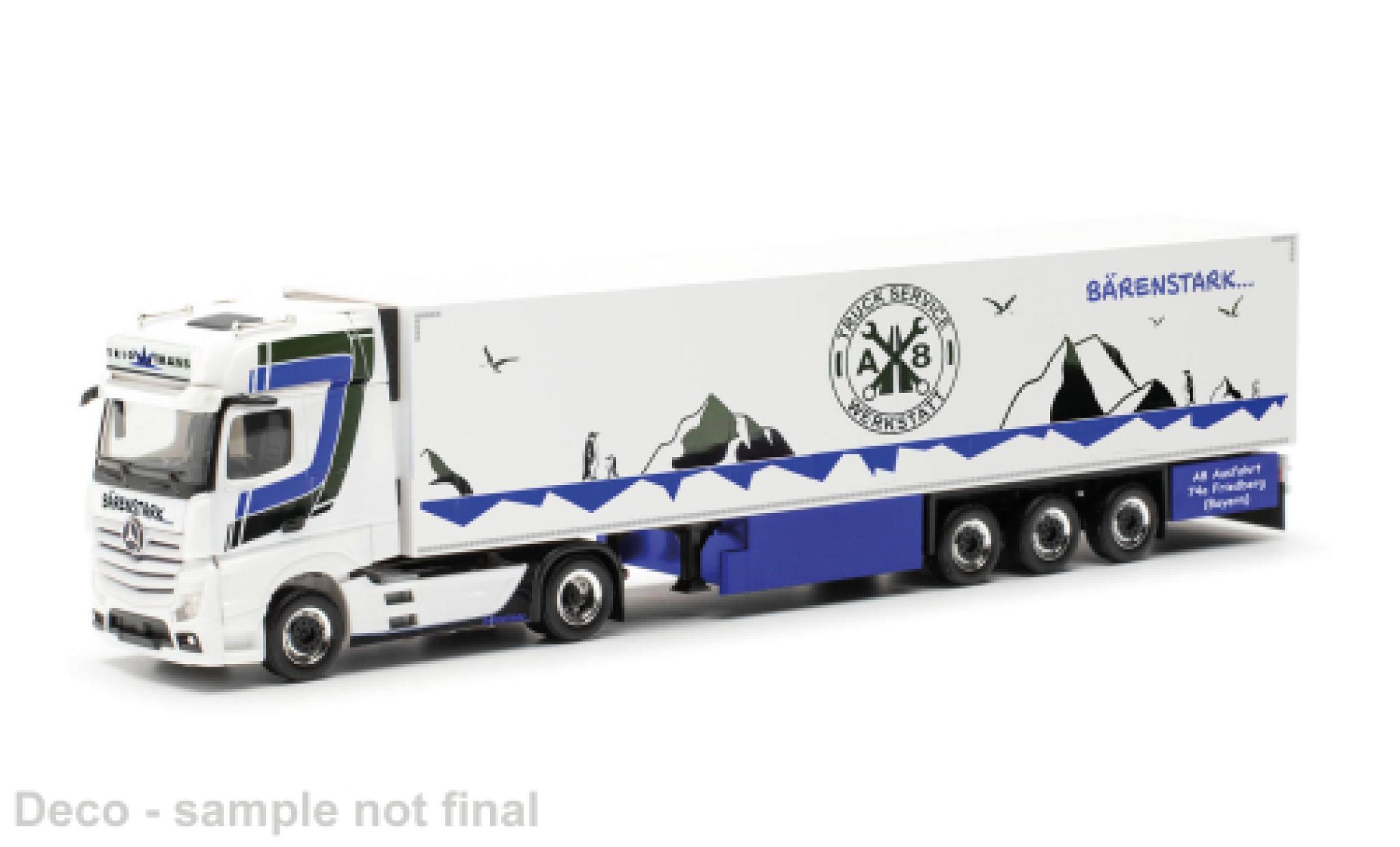 Mercedes Actros 1/87 Herpa Gigaspace Trio-Trans modelauto