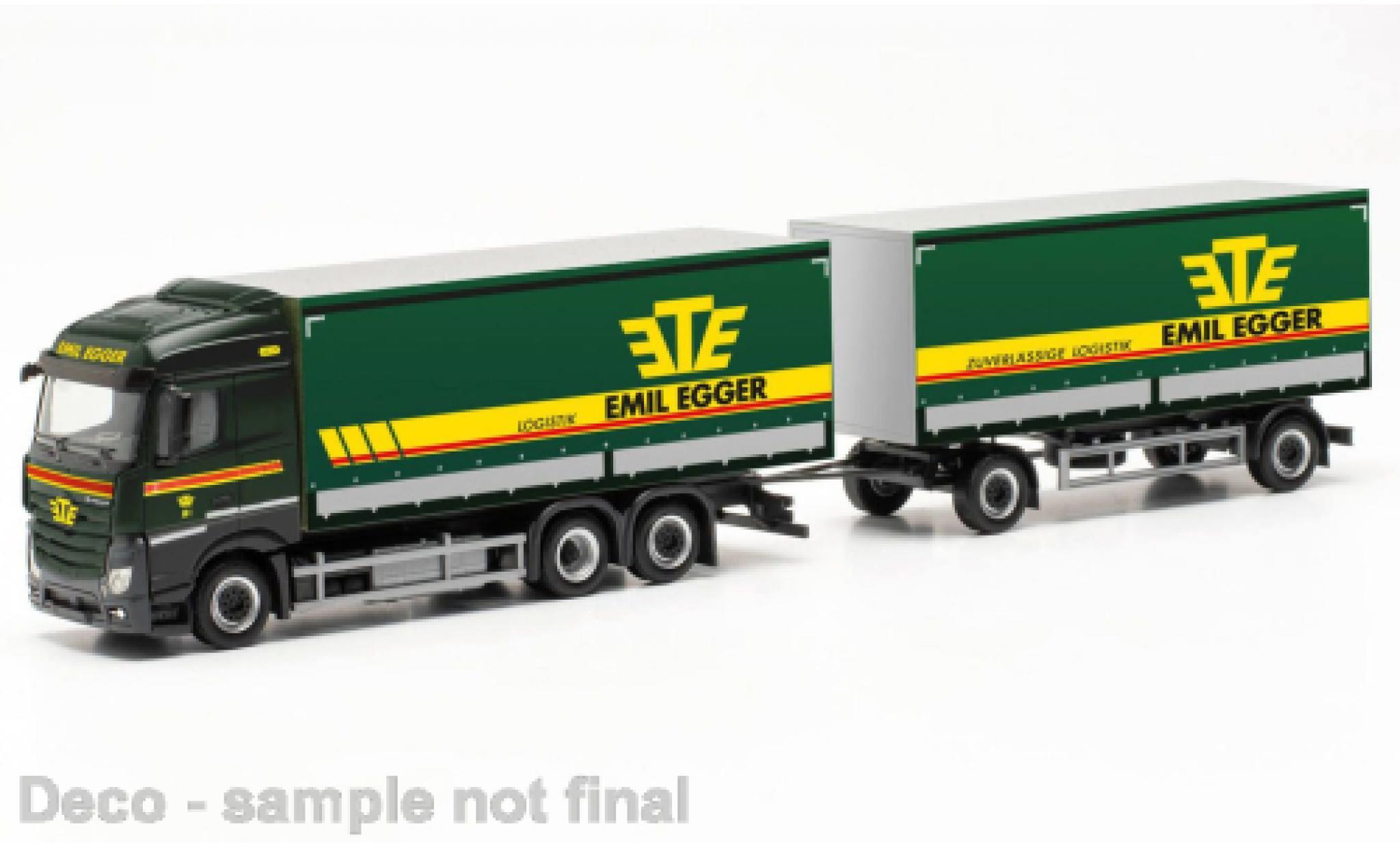 Mercedes Actros 1/87 Herpa Streamspace 2.5 Emil Egger (CH) modelauto
