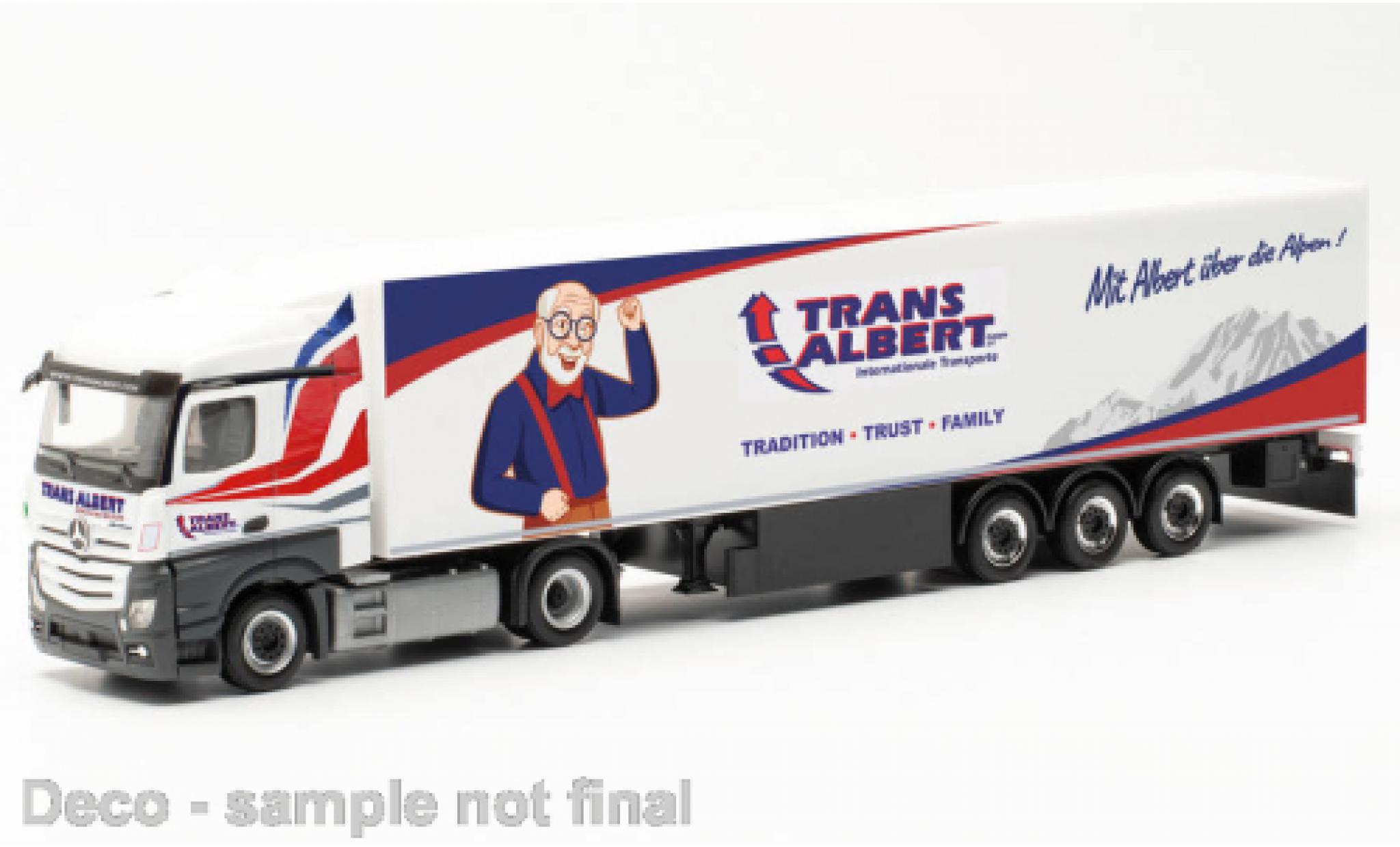 Mercedes Actros 1/87 Herpa Streamspace 2.5 Transalbert (I) modelauto