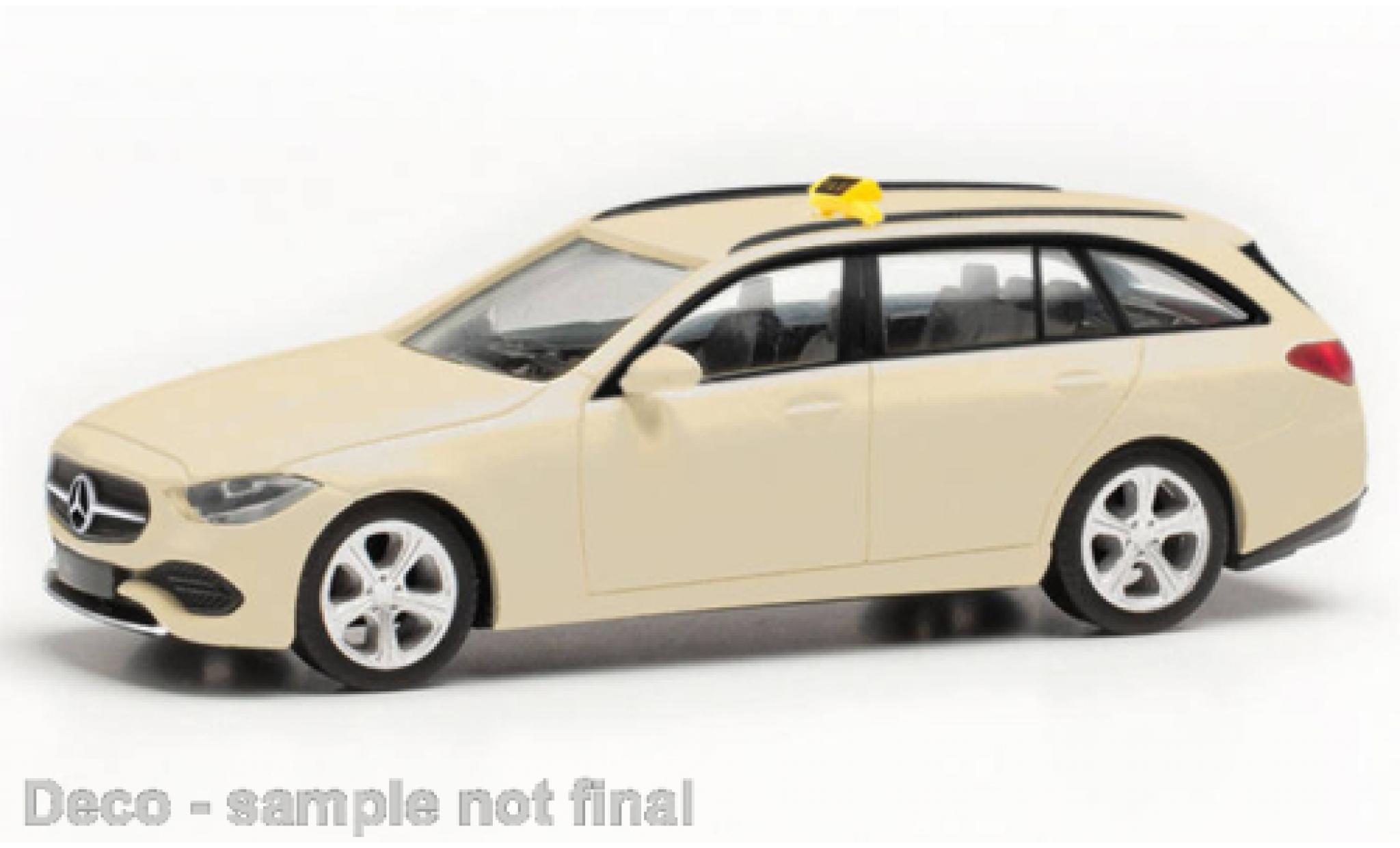 Mercedes CLA 1/87 Herpa C-classe T-Mod&egrave;le Taxi (D) modelauto