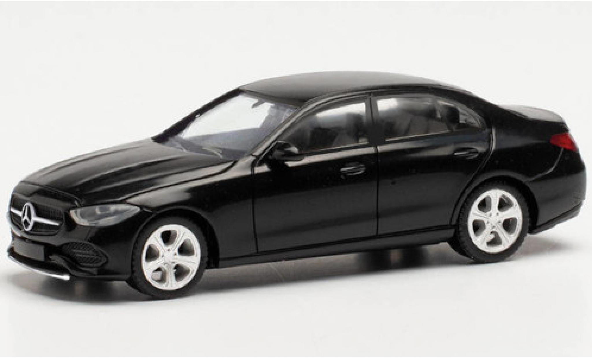 Mercedes Classe C 1/87 Herpa (W206) zwart modelauto