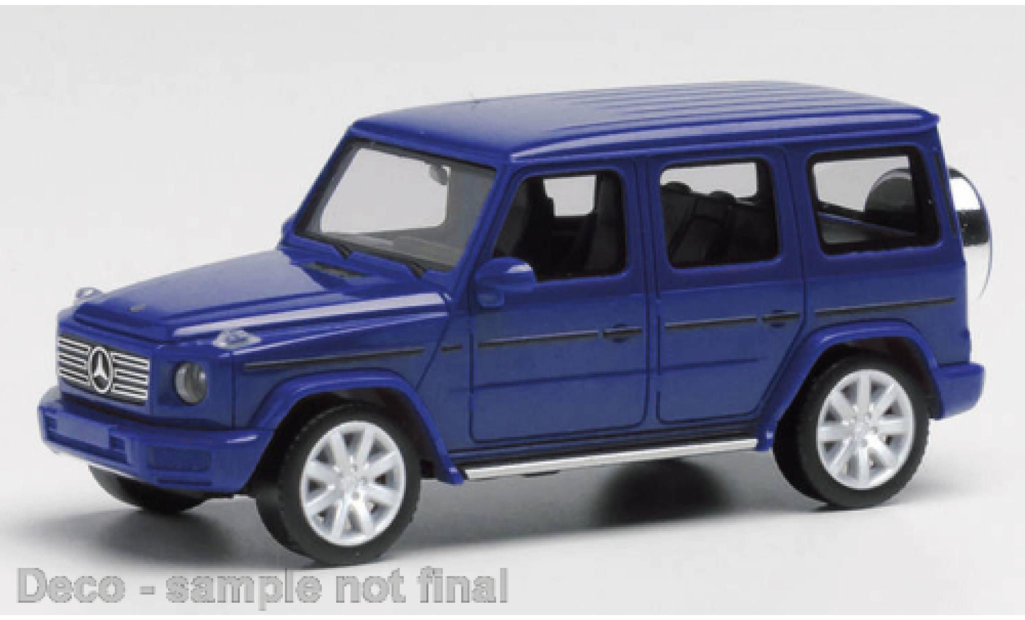 Mercedes Classe G 1/87 Herpa G-classe blauw fonc&eacute; modelauto