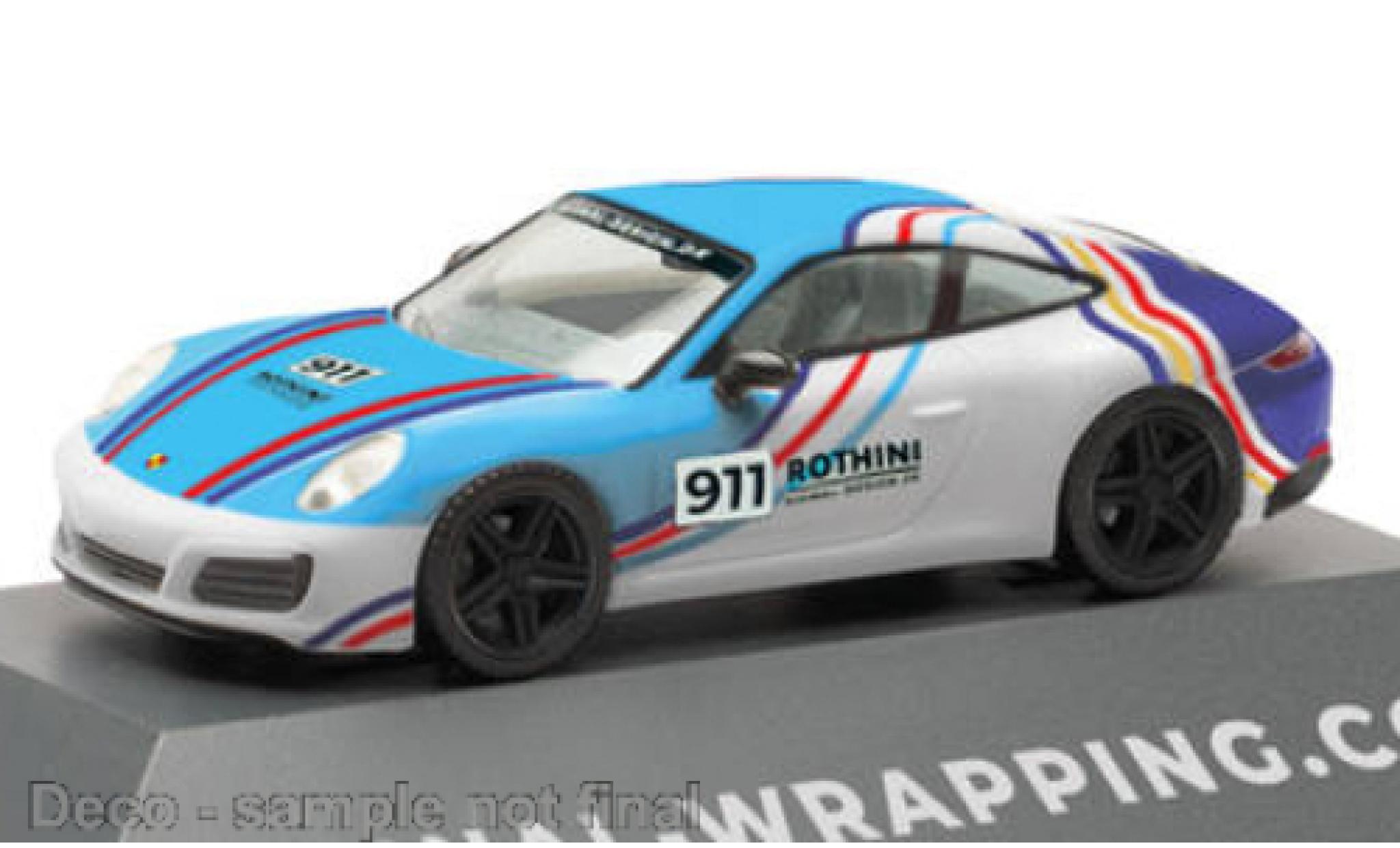 Porsche 911 1/87 Herpa Carrera Signal Wrapping Edition 2023 / Rothini modelauto