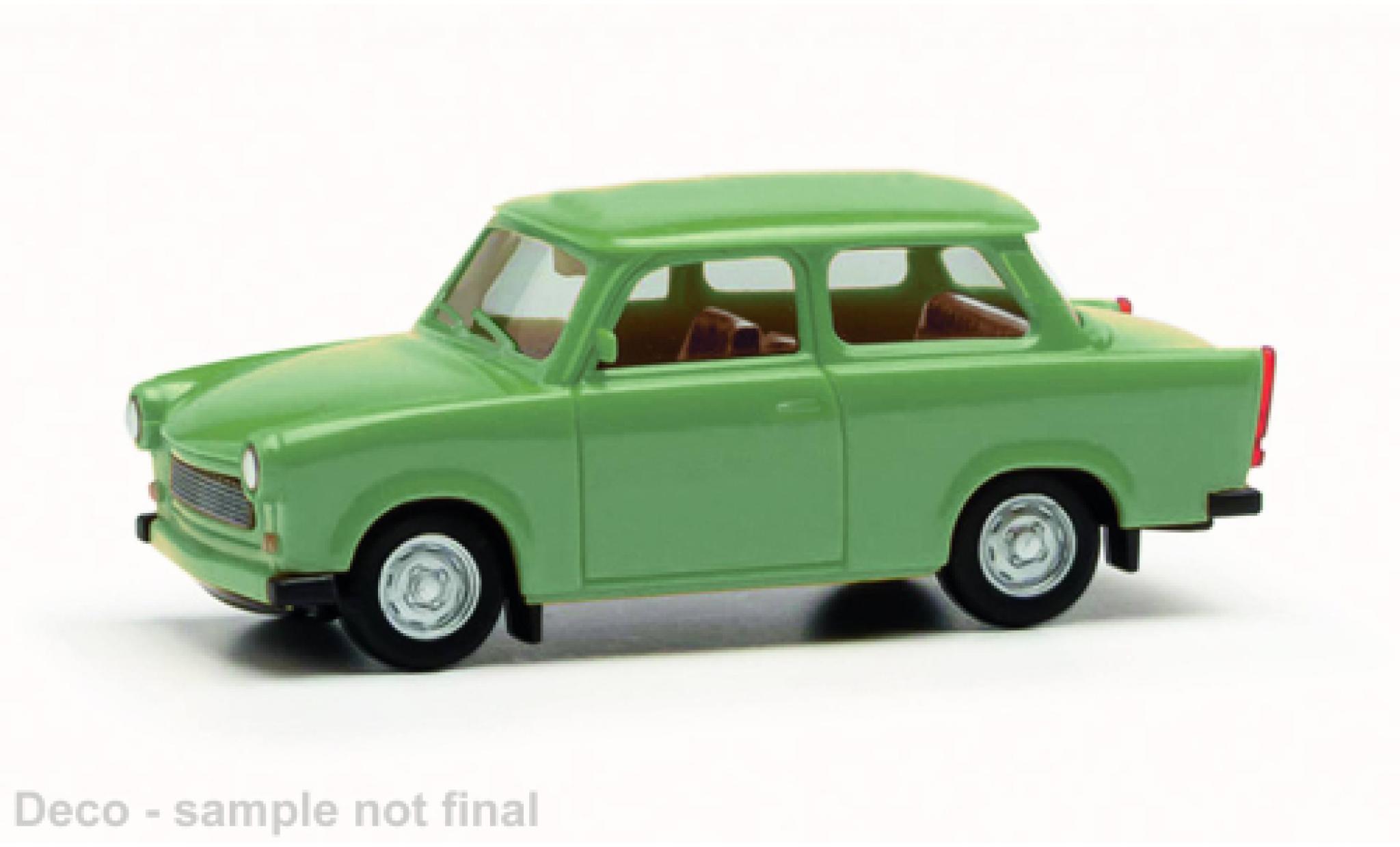 Trabant 601 1/87 Herpa olive clair modelauto