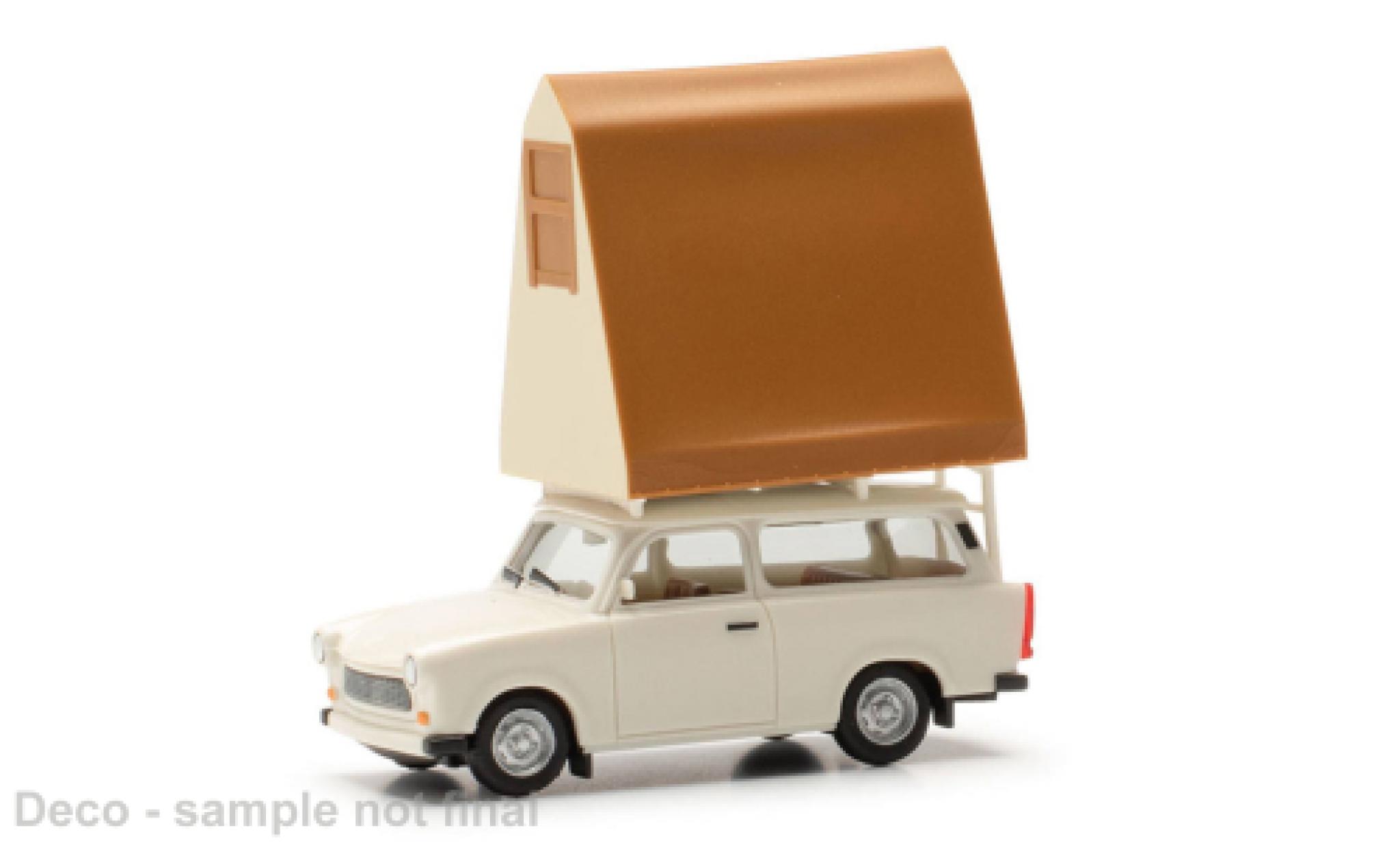 Trabant 601 1/87 Herpa Universal grijs clair modelauto