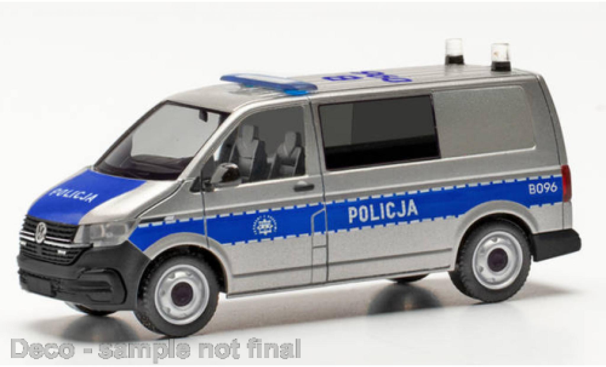 Volkswagen T6 1/87 Herpa .1 bus Policija (PL) modelauto