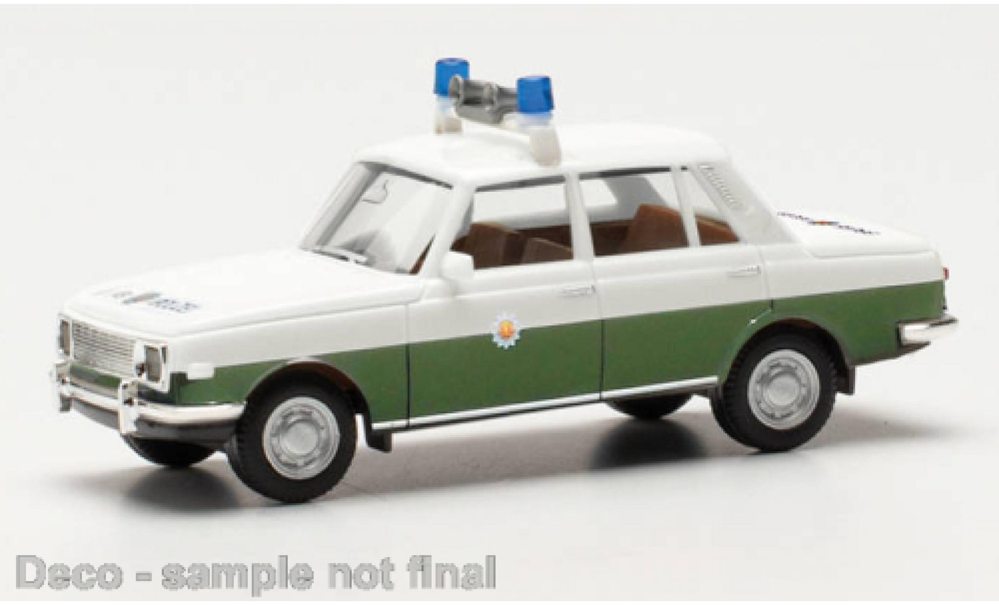 Wartburg 353 1/87 Herpa les gens de la Politie 1966 modelauto