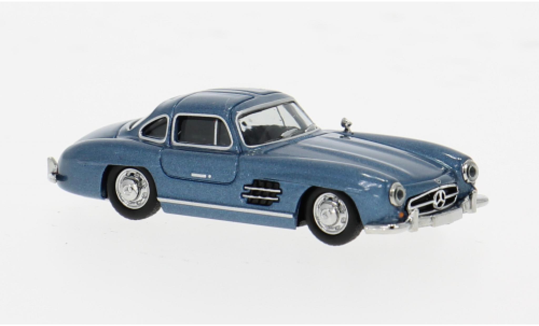 Mercedes 300 1/87 Herpa SL blauw 1:87 modelauto