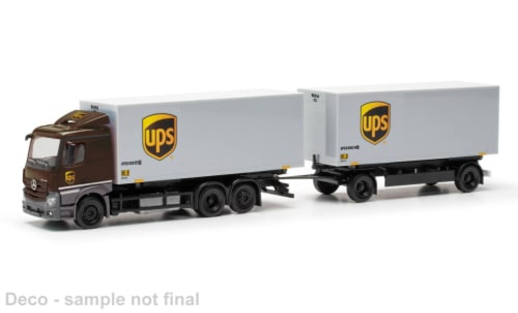 Mercedes CLA 1/87 Herpa Actros Classicspace UPS 1:87 modelauto