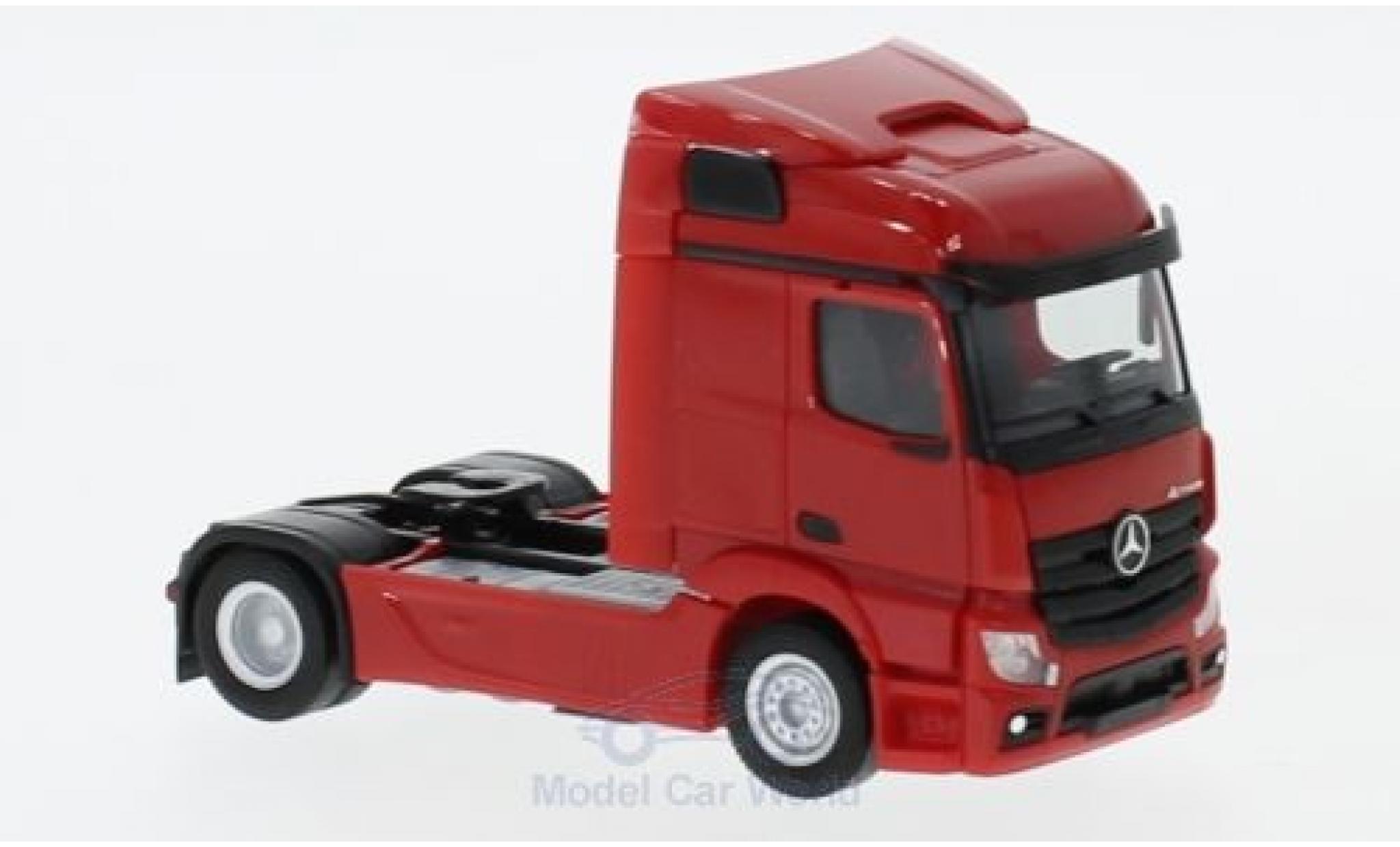 Mercedes Actros 1/87 Herpa Streamspace 2.3 rood 2018 2-achs Zugmaschine modelauto