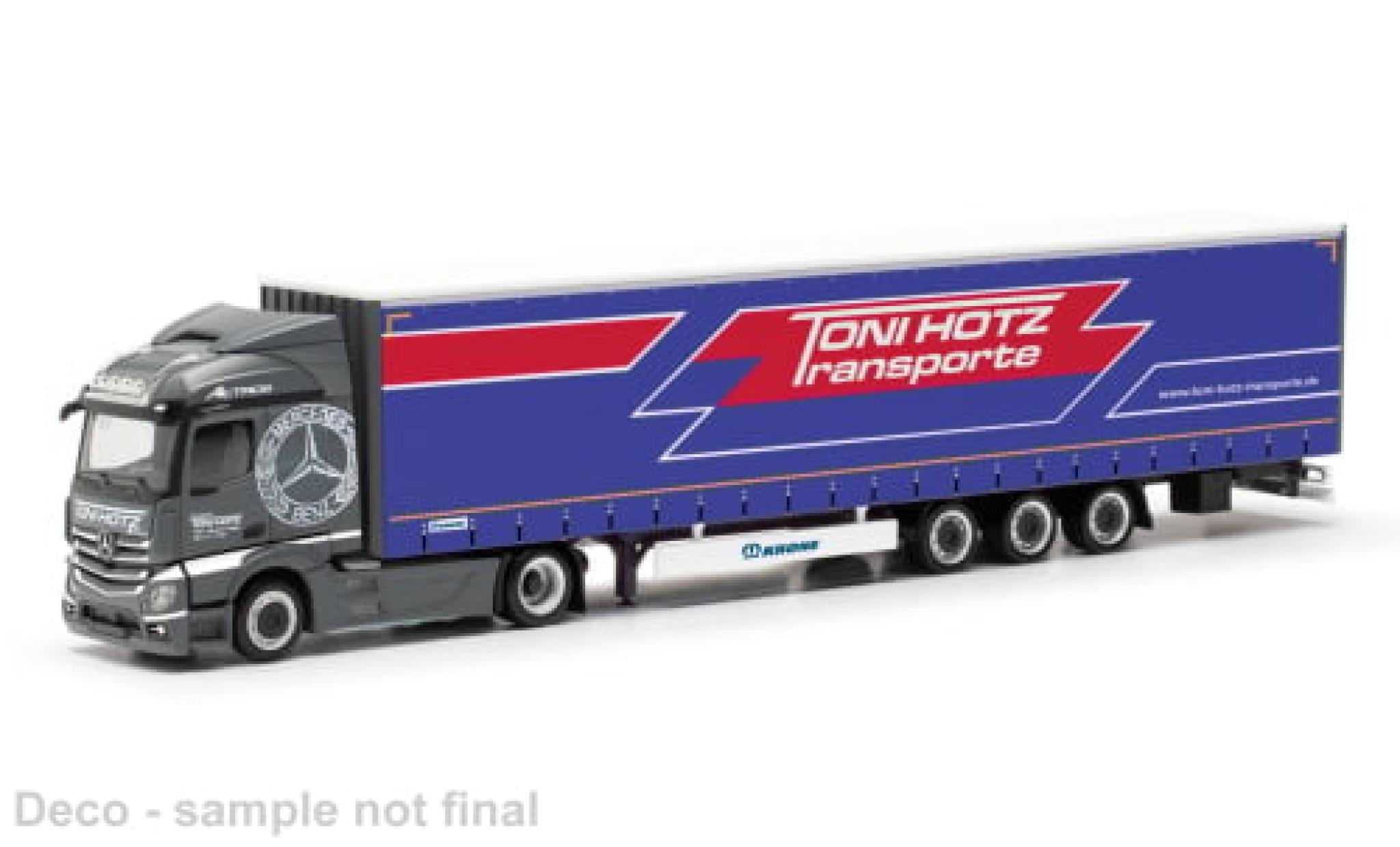 Mercedes Actros 1/87 Herpa Streamspace 2.3 Toni Hotz 1:87 modelauto
